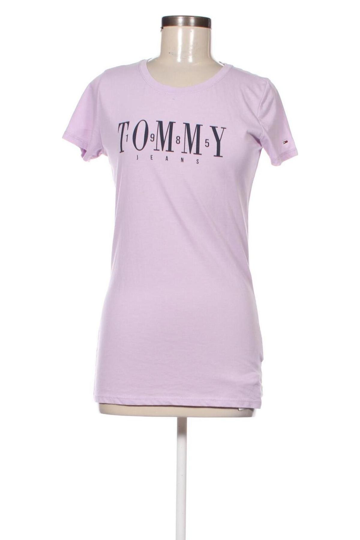 Tricou de femei Tommy Hilfiger, Mărime L, Culoare Mov, Preț 67,10 Lei