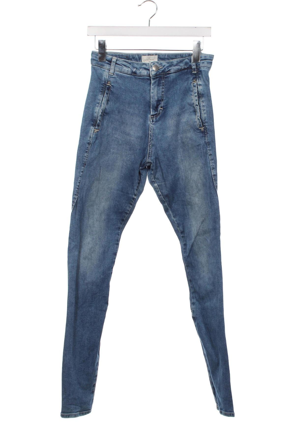 Damskie jeansy Five Units, Rozmiar XS, Kolor Niebieski, Cena 19,99 zł