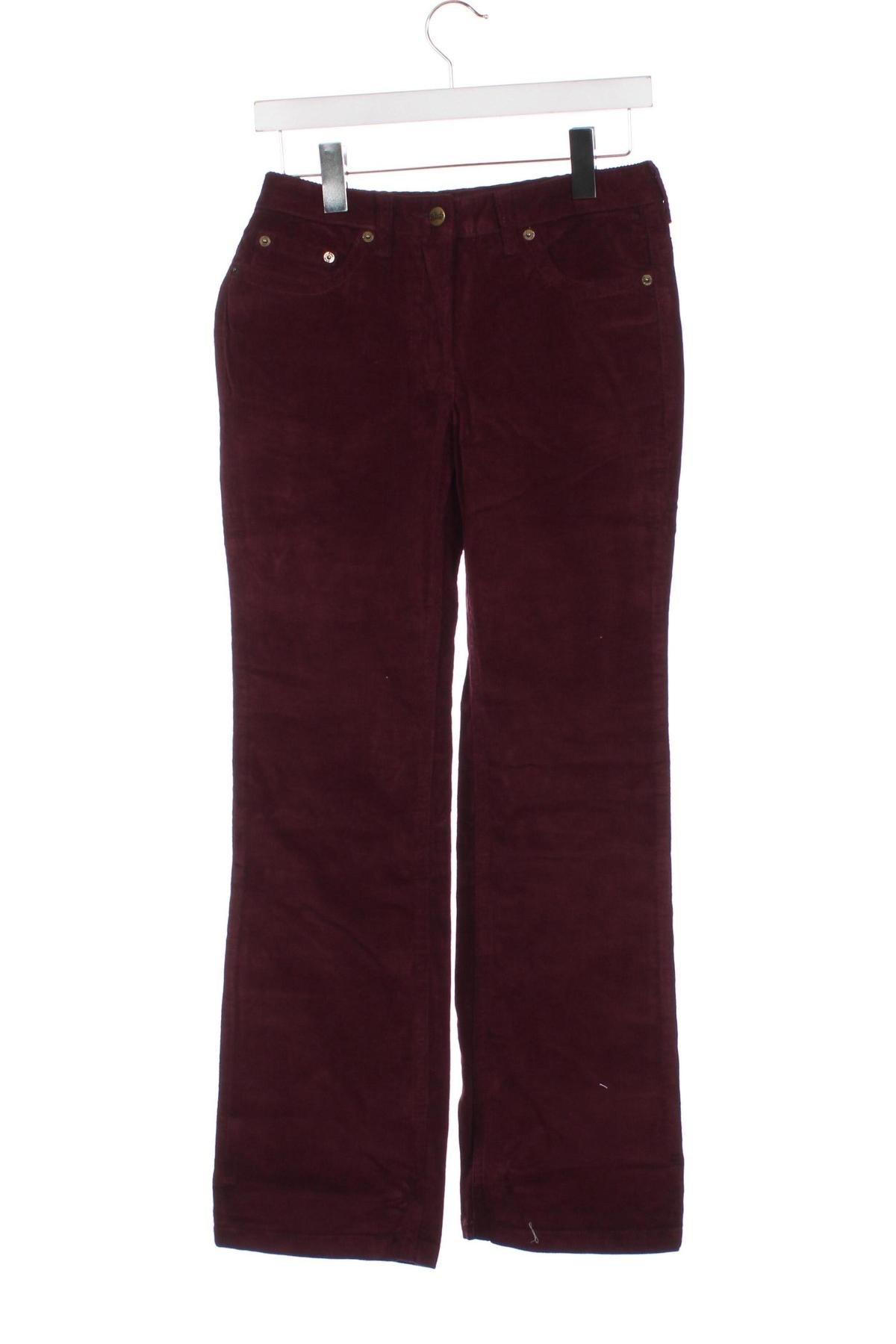Pantaloni de velvet de femei Cheer, Mărime XS, Culoare Mov, Preț 27,24 Lei