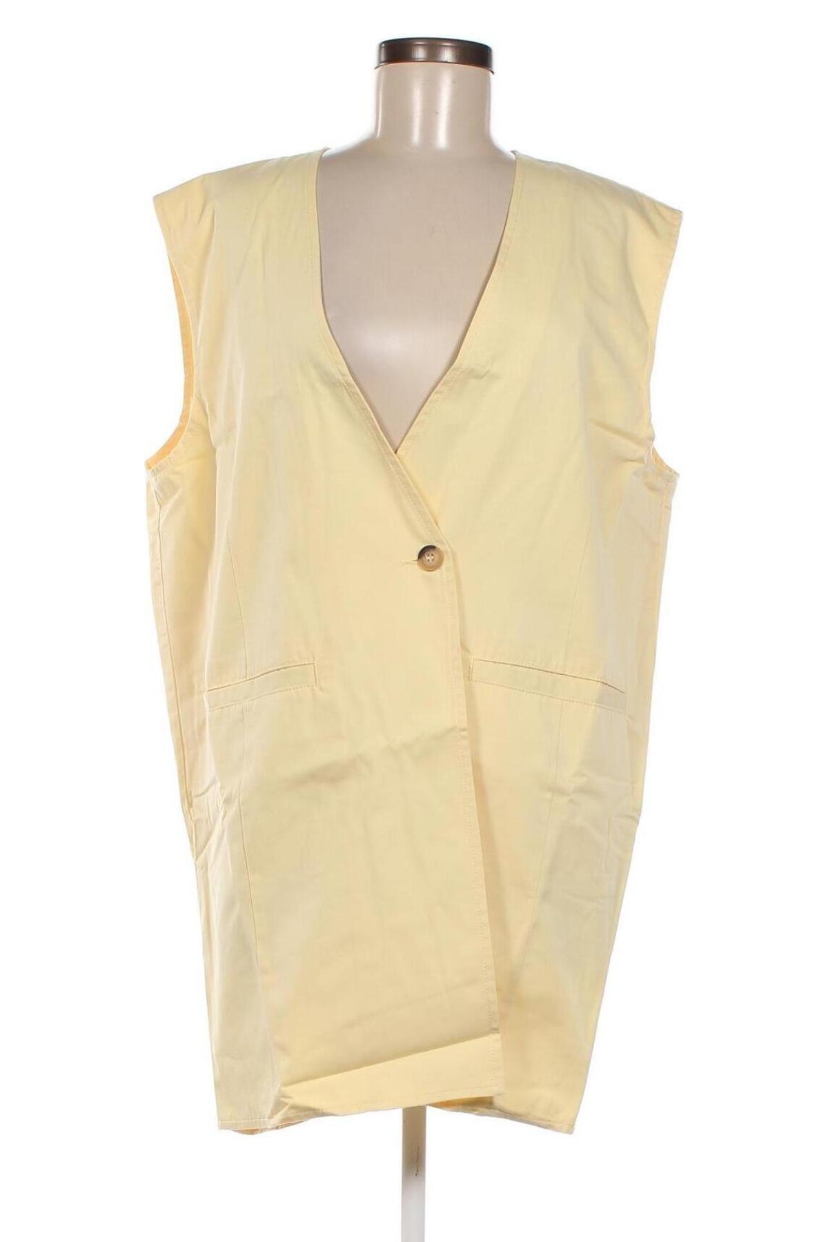 Γυναικείο γιλέκο NA-KD, Μέγεθος L, Χρώμα Κίτρινο, Τιμή 16,91 €