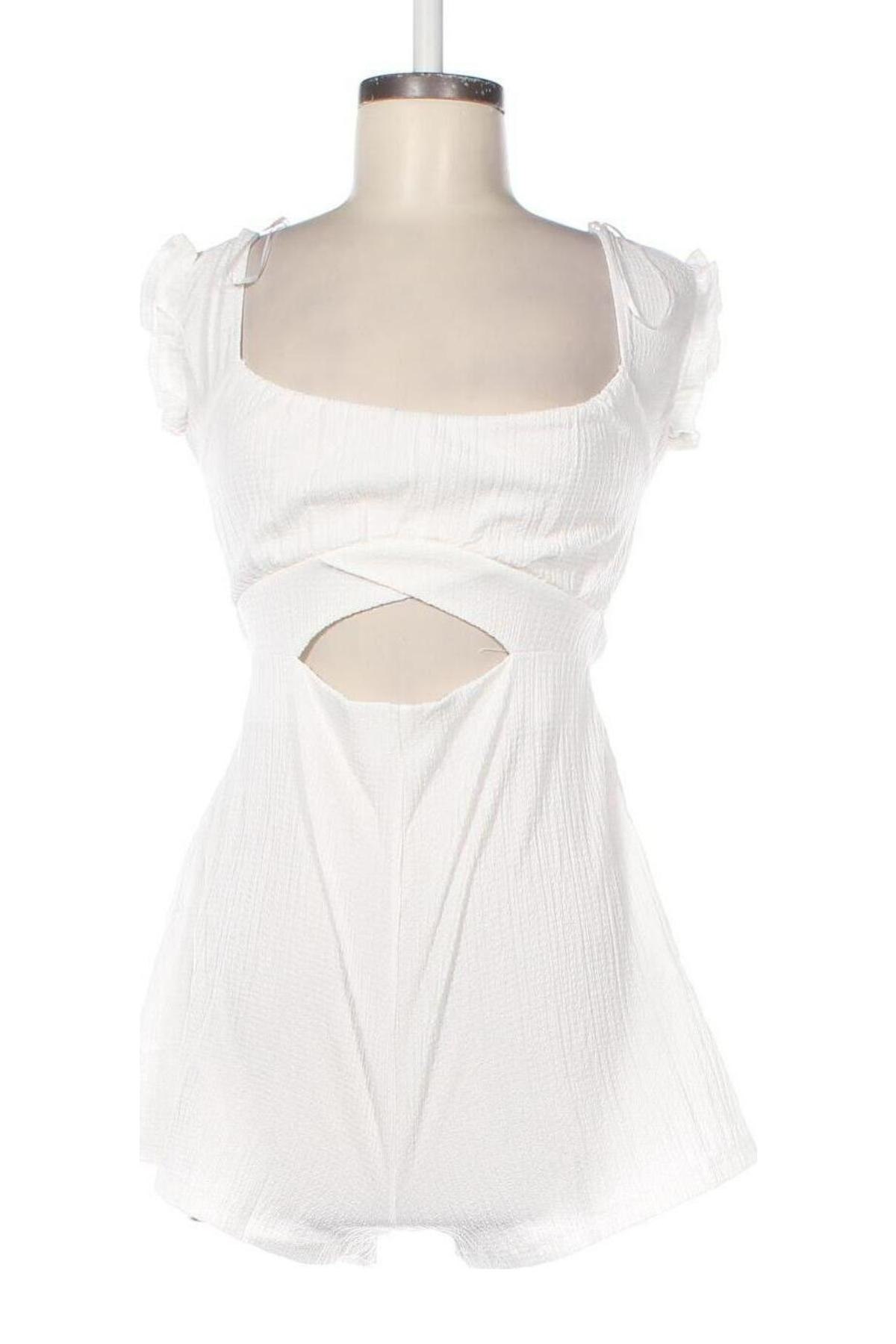 Damen Overall Bershka, Größe S, Farbe Weiß, Preis 31,96 €