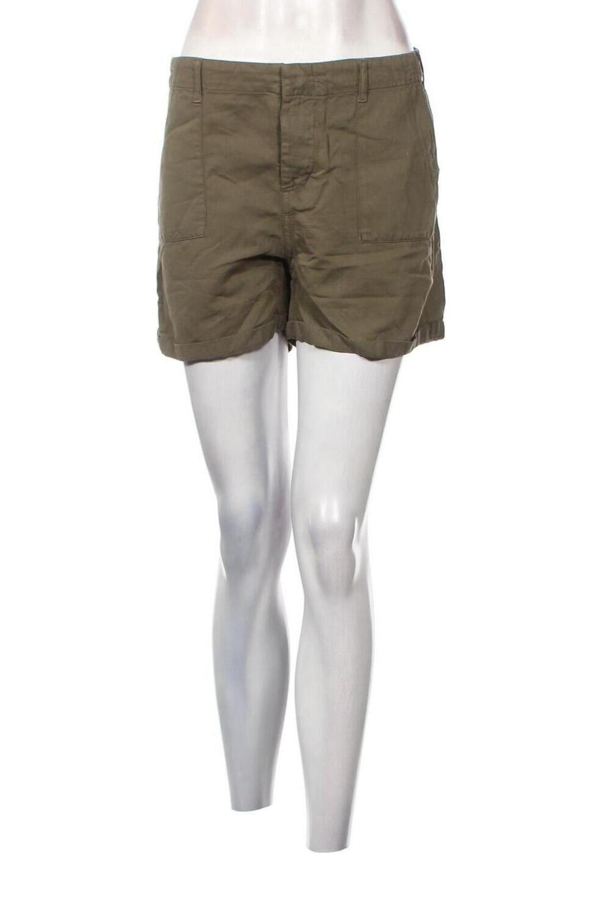 Pantaloni scurți de femei Berenice, Mărime L, Culoare Verde, Preț 98,42 Lei