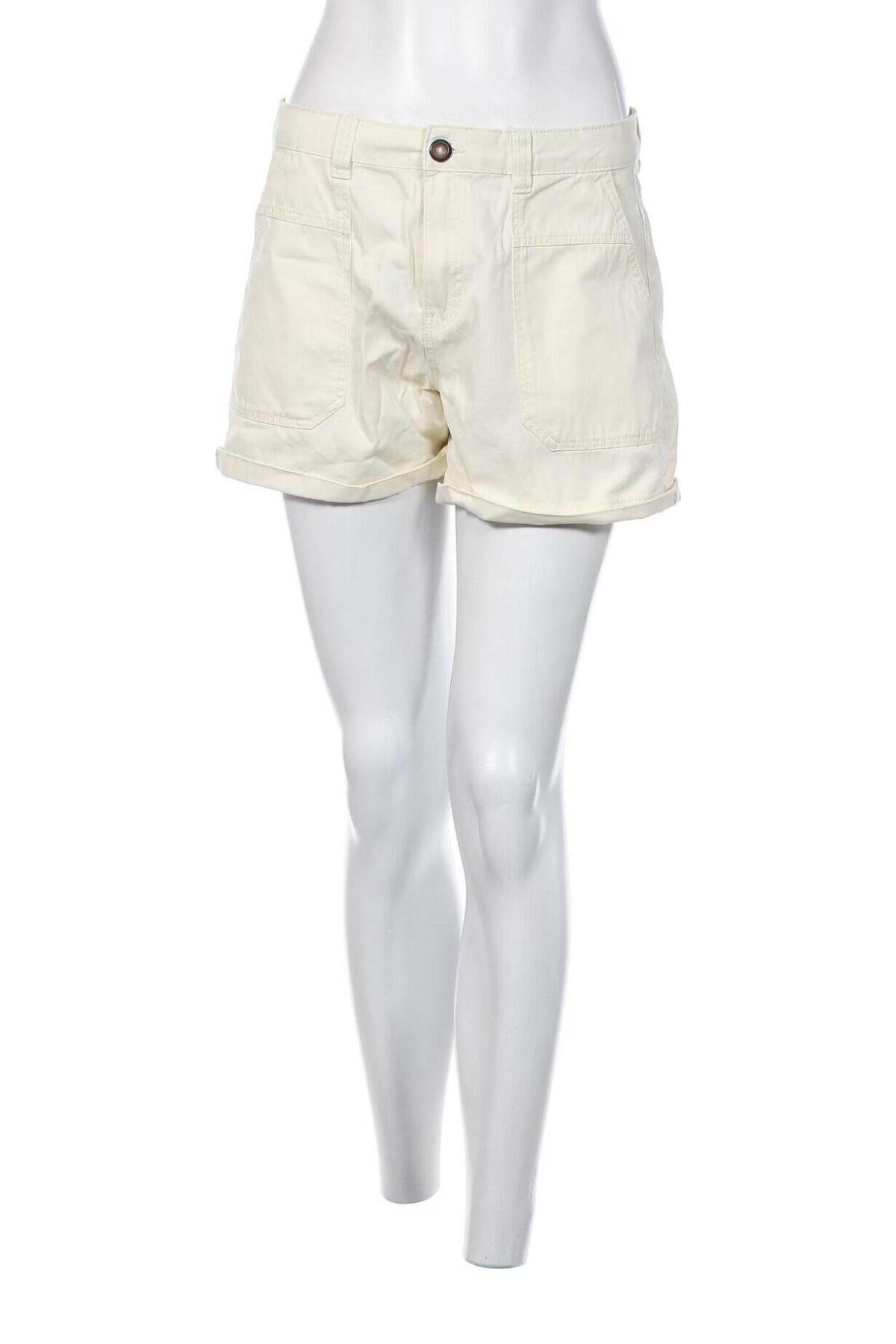 Γυναικείο κοντό παντελόνι Camaieu, Μέγεθος M, Χρώμα Εκρού, Τιμή 11,19 €