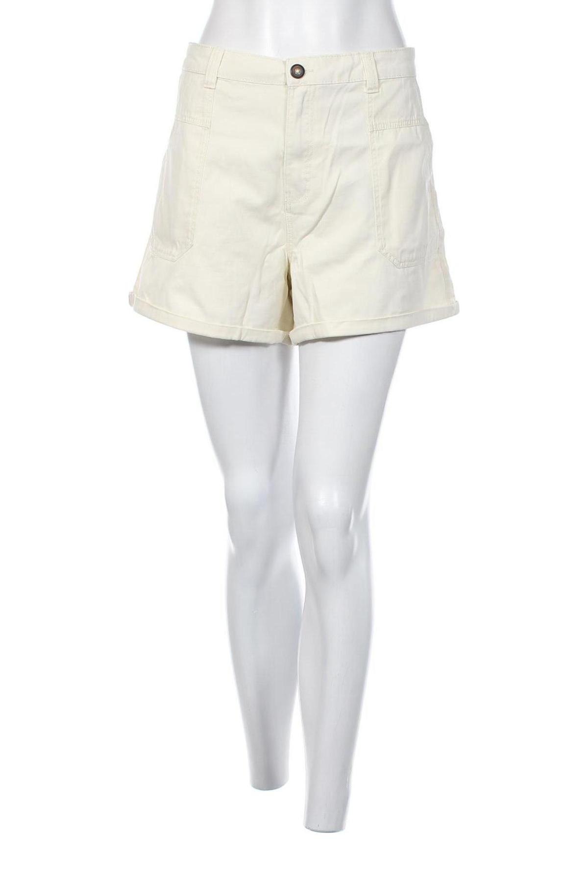 Дамски къс панталон Camaieu, Размер XL, Цвят Екрю, Цена 13,33 лв.