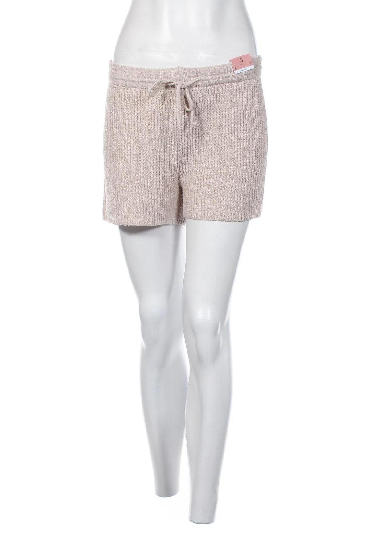 Γυναικείο κοντό παντελόνι Lefties, Μέγεθος S, Χρώμα  Μπέζ, Τιμή 6,23 €