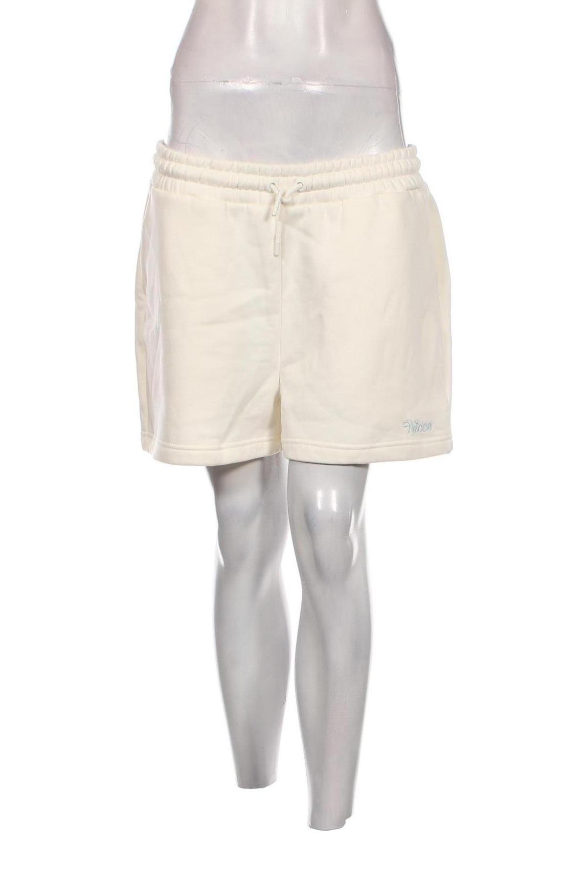 Pantaloni scurți de femei NICCE, Mărime XL, Culoare Ecru, Preț 236,84 Lei