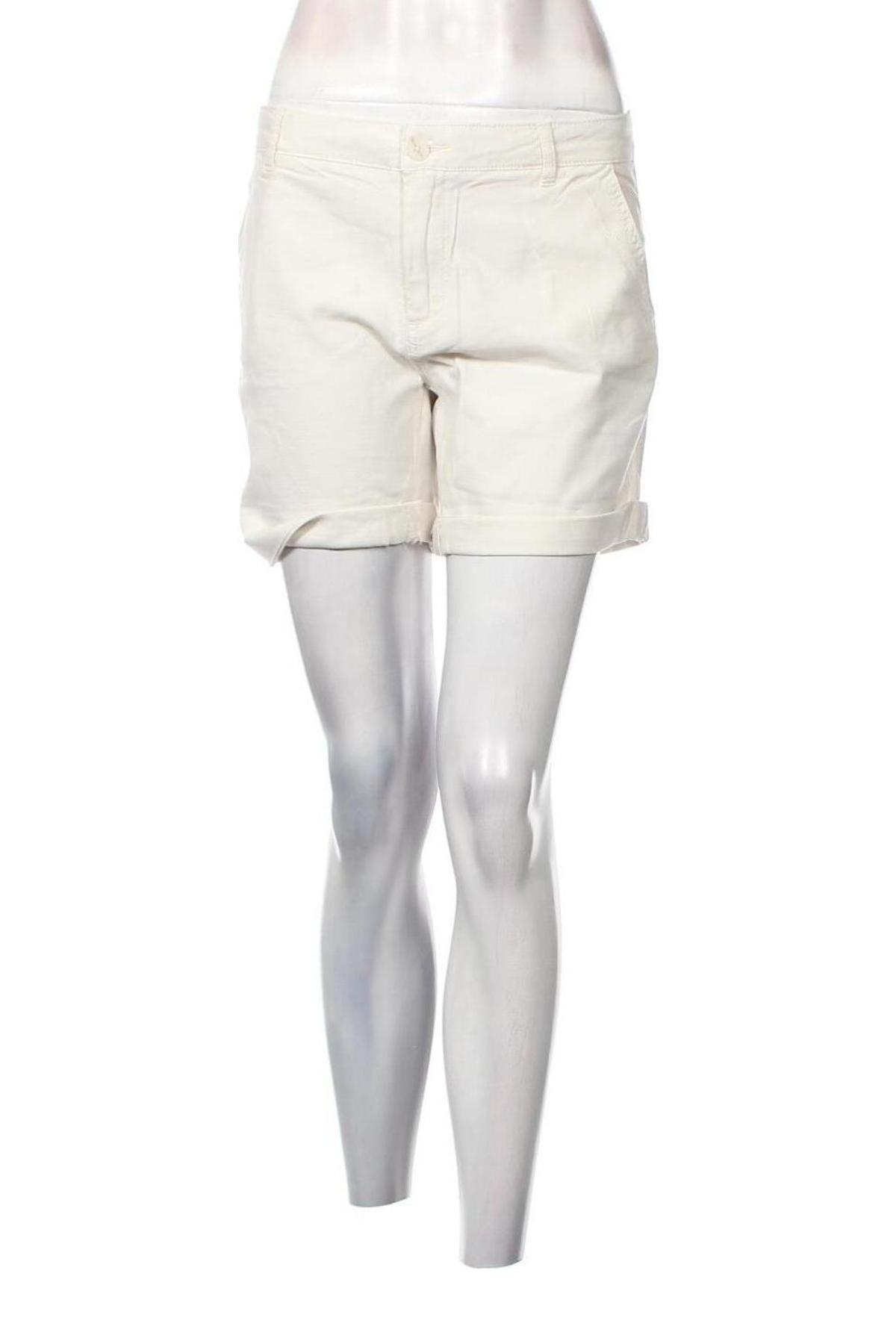 Pantaloni scurți de femei Reiko, Mărime L, Culoare Ecru, Preț 447,37 Lei