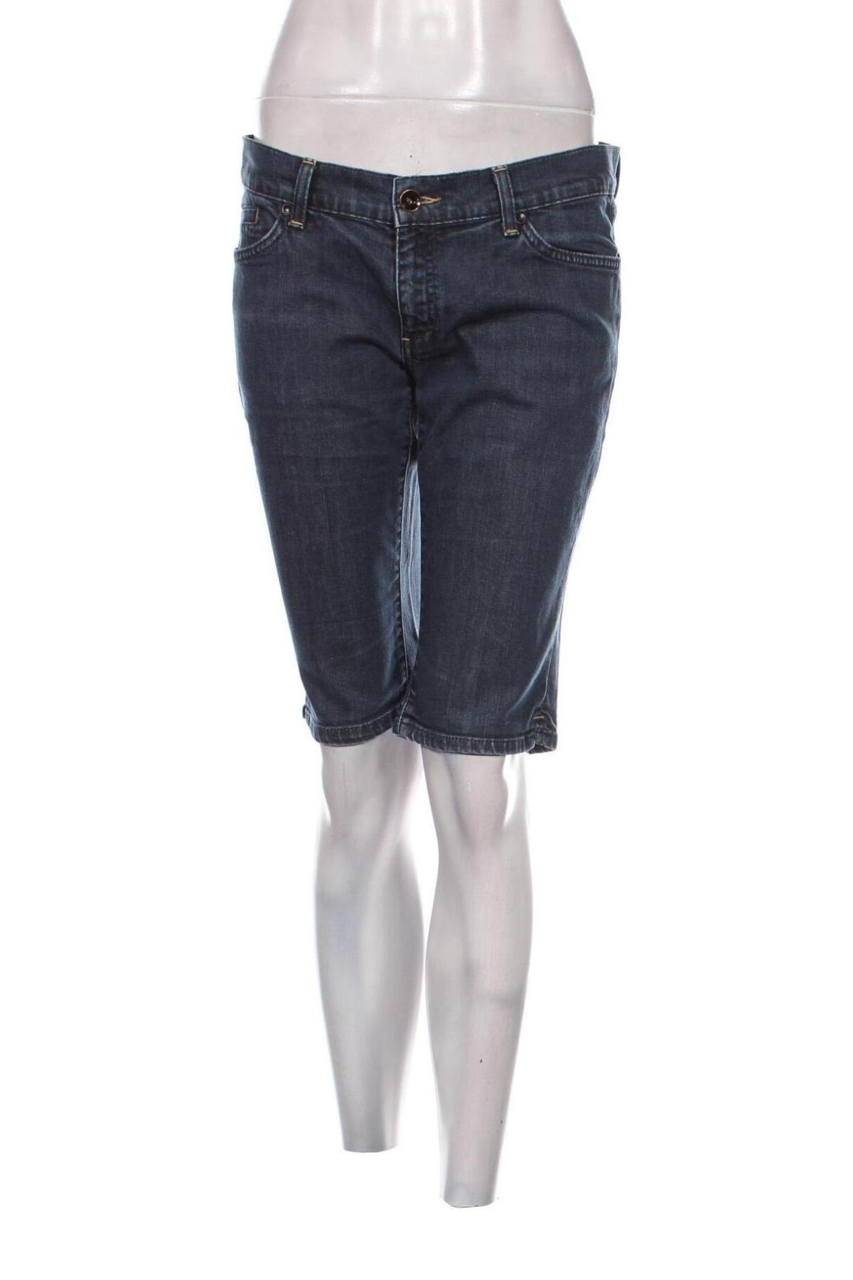 Дамски къс панталон Zara, Размер L, Цвят Син, Цена 18,00 лв.