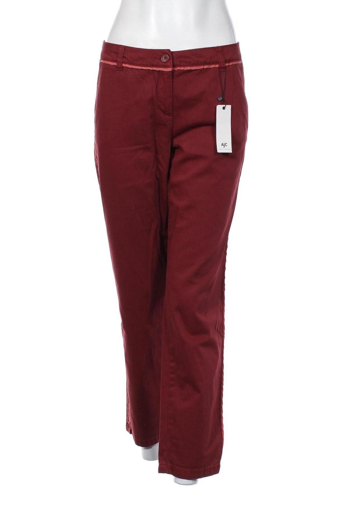 Dámské kalhoty  Ajc, Velikost L, Barva Červená, Cena  147,00 Kč