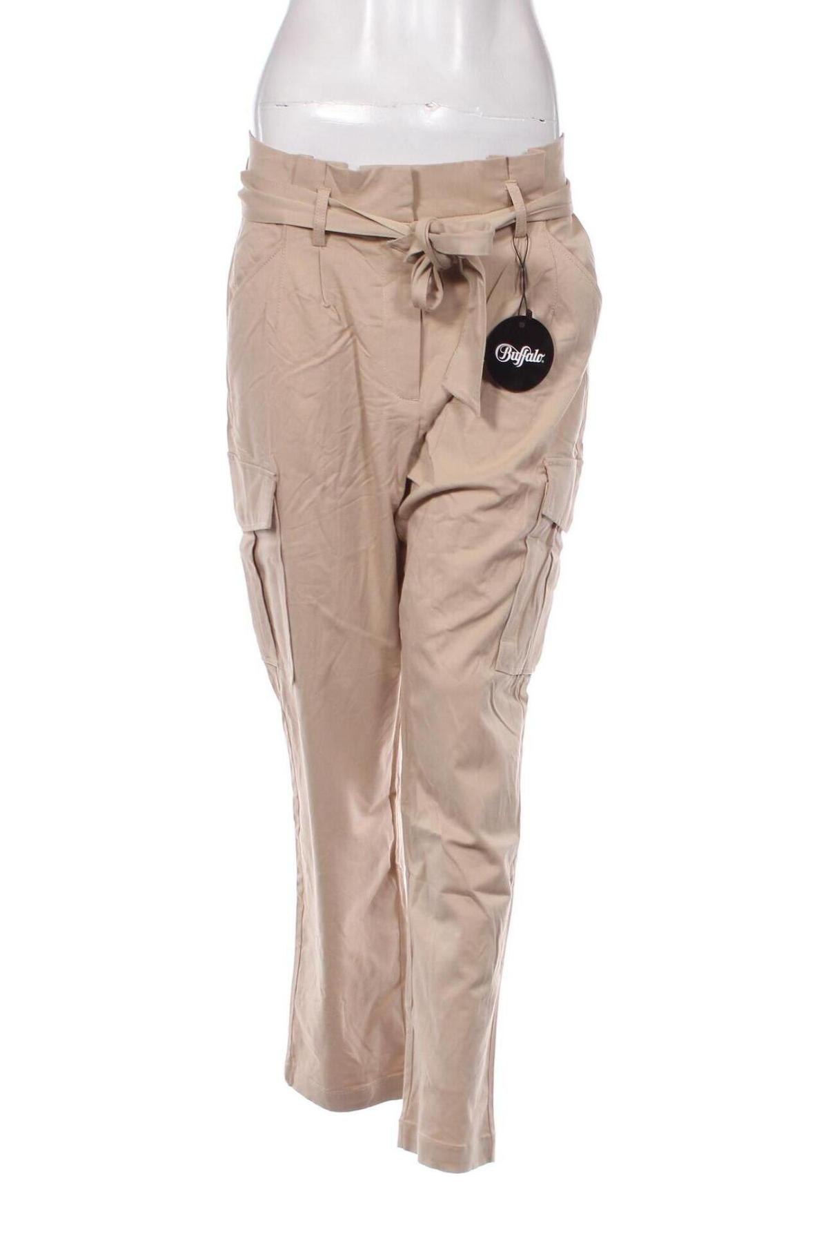 Дамски панталон Buffalo, Размер M, Цвят Бежов, Цена 9,57 лв.