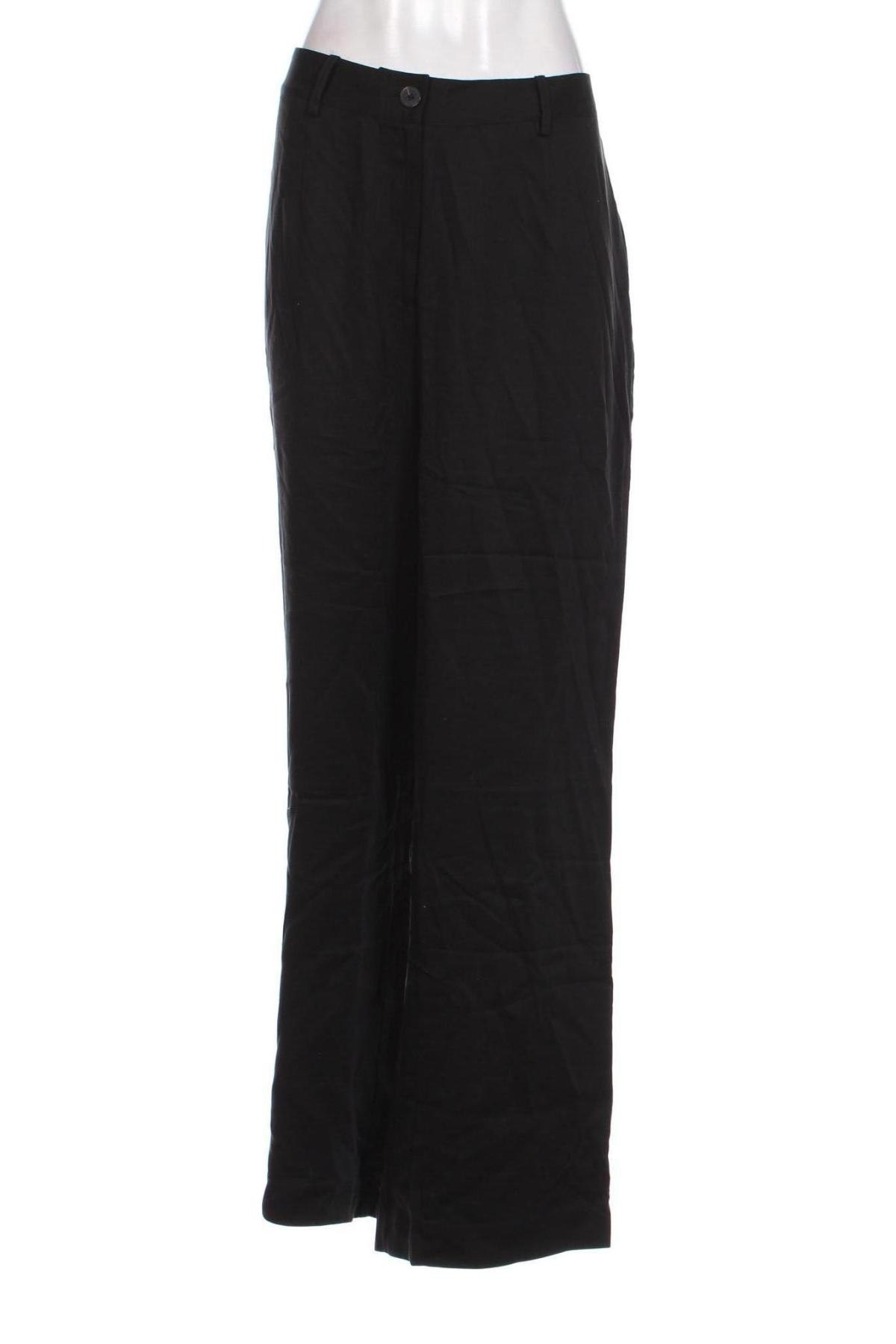Pantaloni de femei Guido Maria Kretschmer for About You, Mărime XL, Culoare Negru, Preț 286,18 Lei