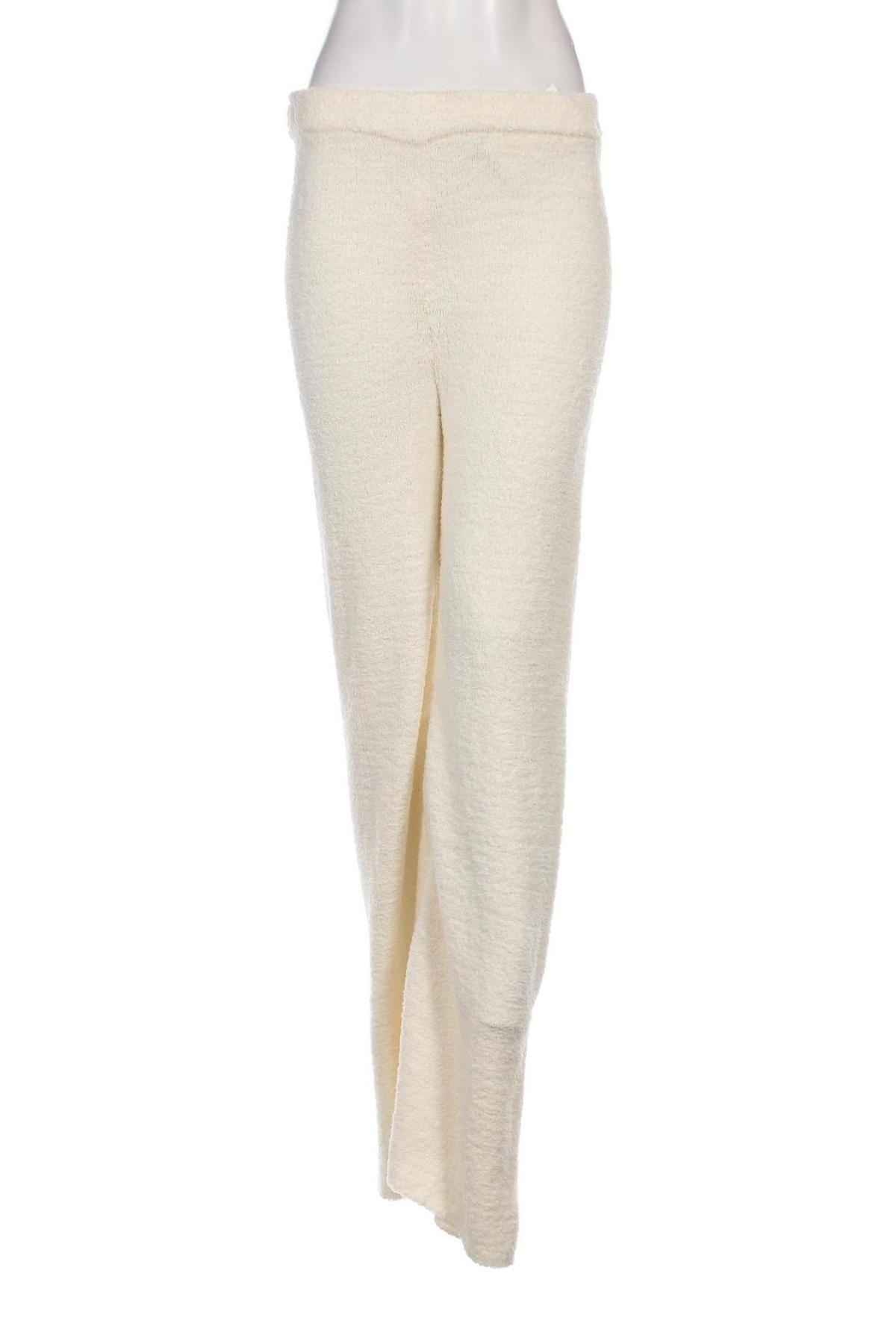 Γυναικείο παντελόνι NA-KD, Μέγεθος S, Χρώμα Εκρού, Τιμή 44,85 €