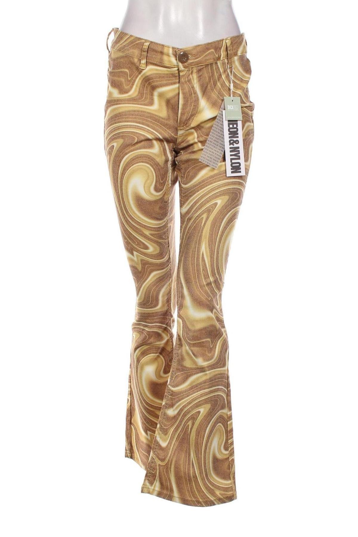 Дамски панталон Neon & Nylon by Only, Размер M, Цвят Многоцветен, Цена 9,57 лв.