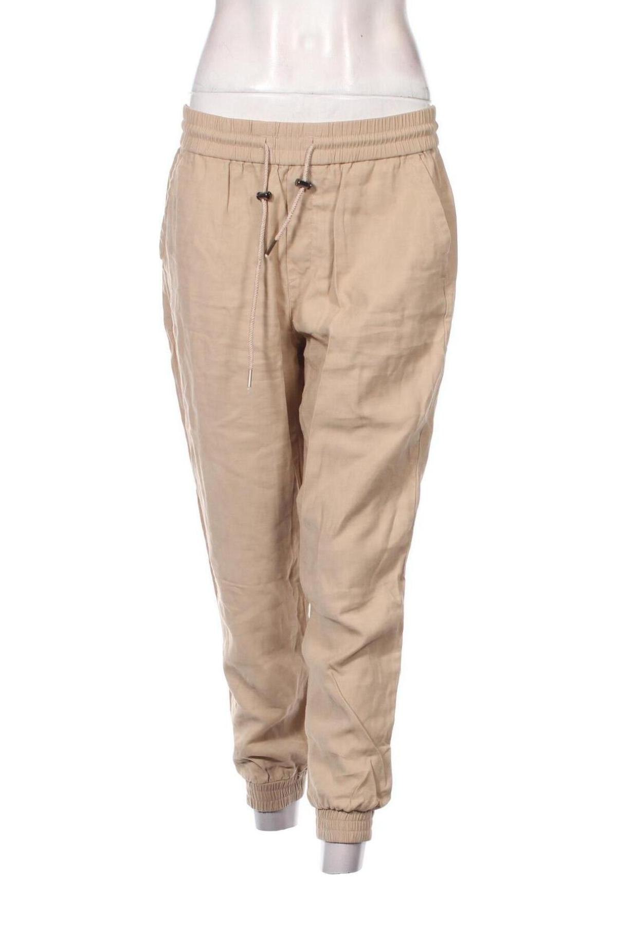 Pantaloni de femei ONLY, Mărime M, Culoare Bej, Preț 177,63 Lei