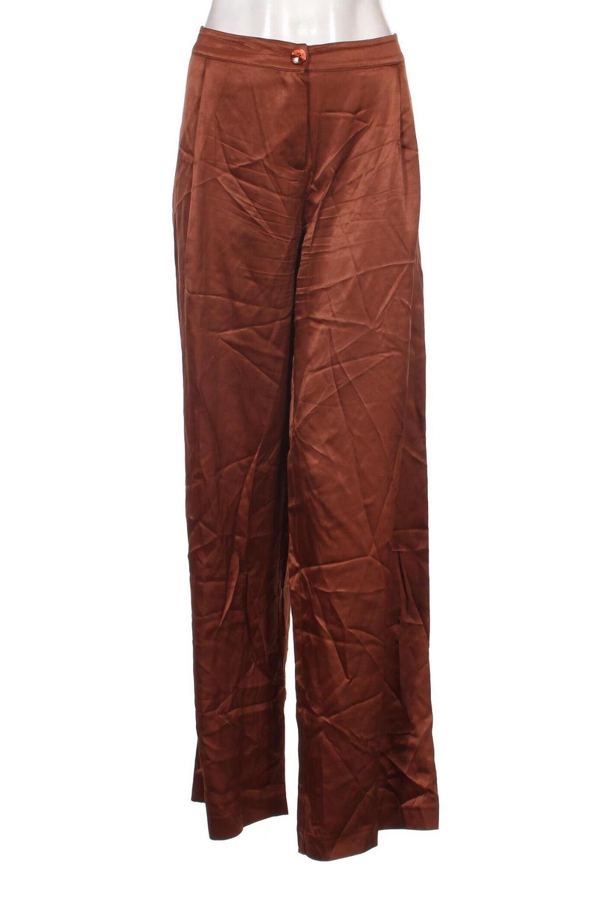 Pantaloni de femei Patrizia Pepe, Mărime XL, Culoare Maro, Preț 884,87 Lei