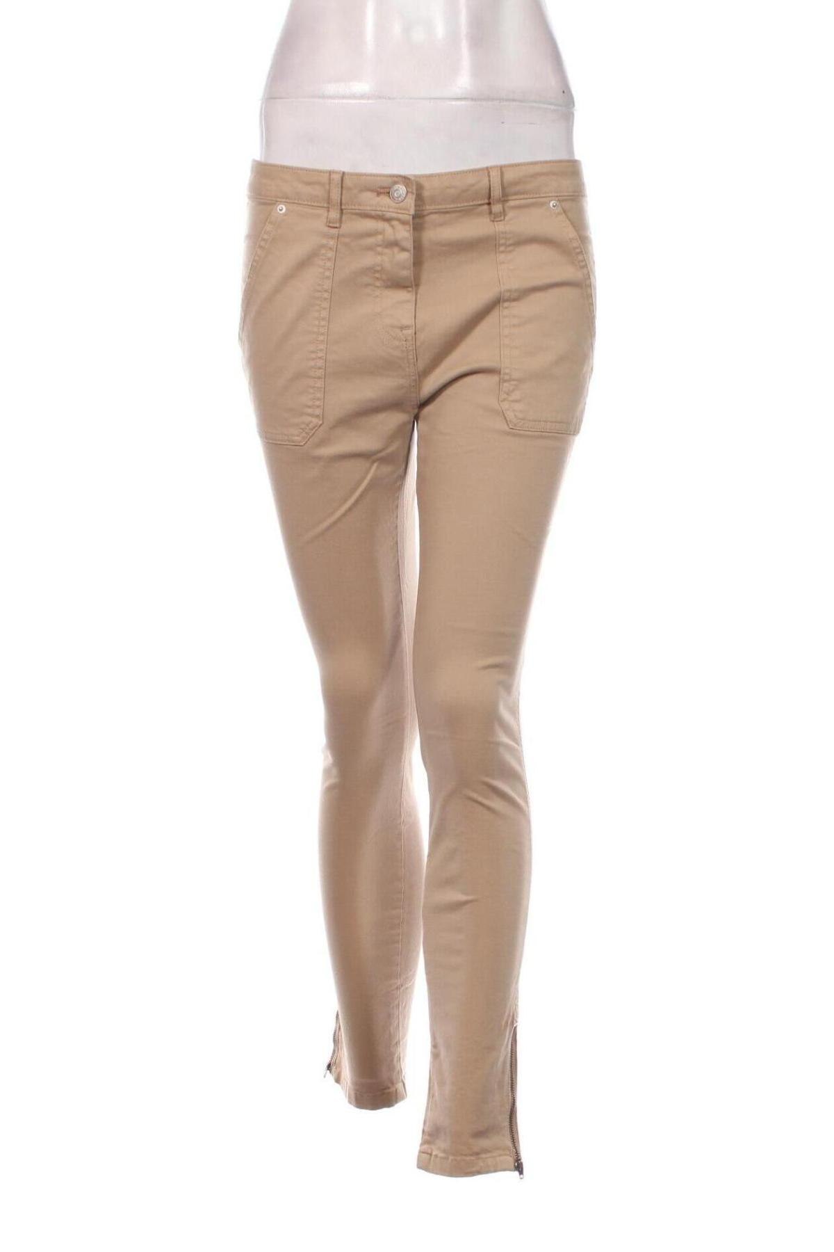 Дамски панталон Tommy Hilfiger, Размер S, Цвят Бежов, Цена 191,00 лв.