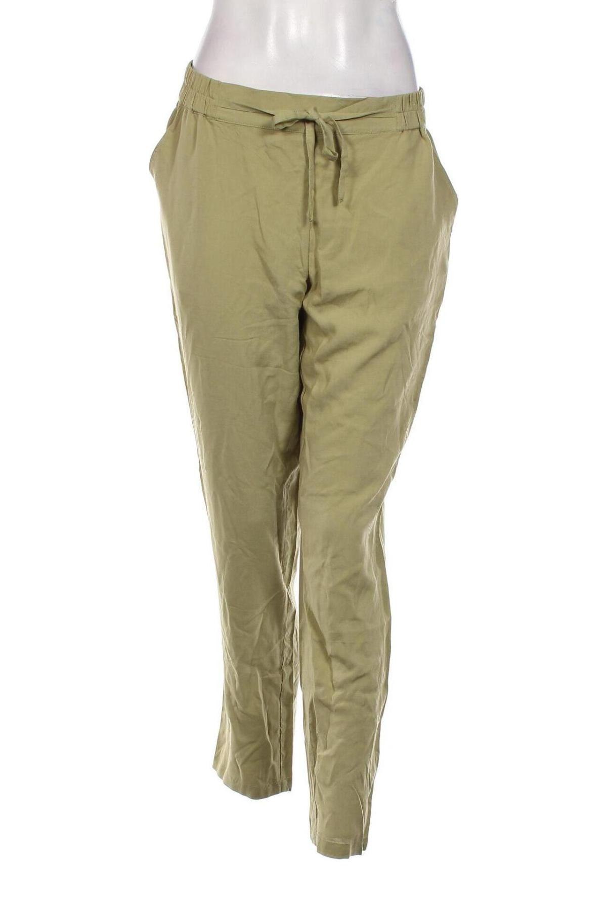 Дамски панталон Vero Moda, Размер L, Цвят Зелен, Цена 12,42 лв.