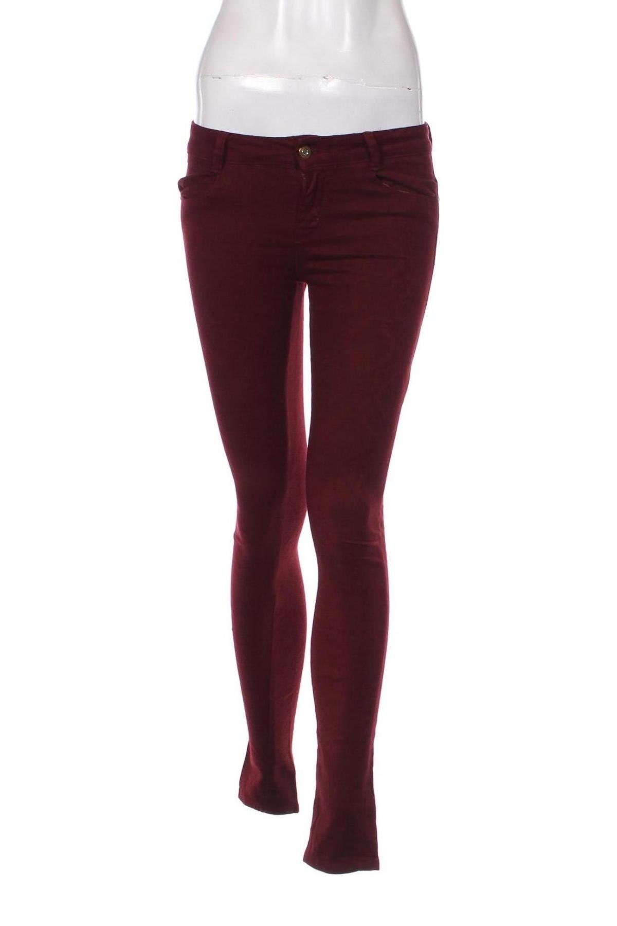 Γυναικείο παντελόνι Zara Trafaluc, Μέγεθος S, Χρώμα Κόκκινο, Τιμή 12,37 €