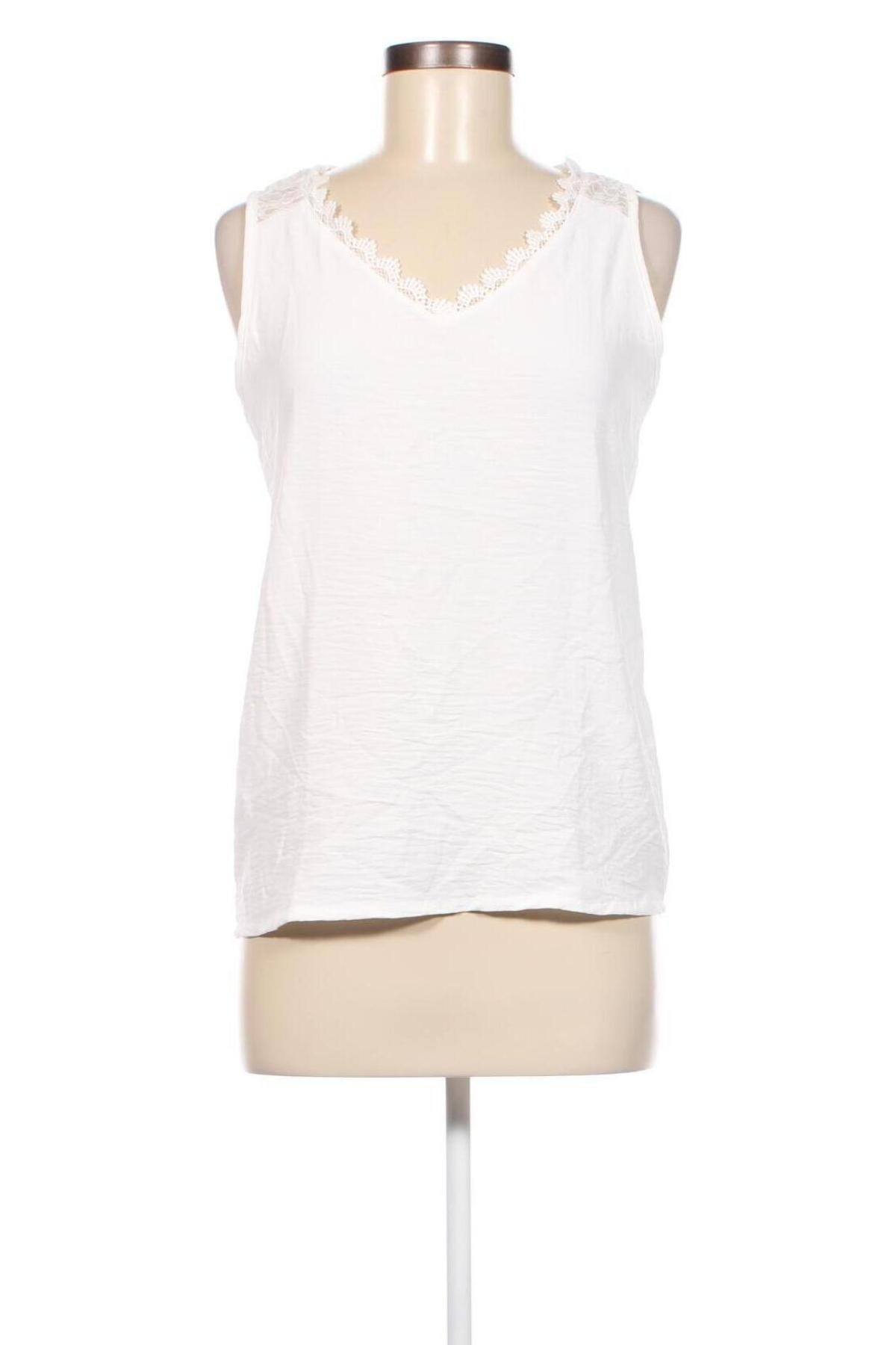 Γυναικείο αμάνικο μπλουζάκι, Μέγεθος S, Χρώμα Λευκό, Τιμή 6,49 €