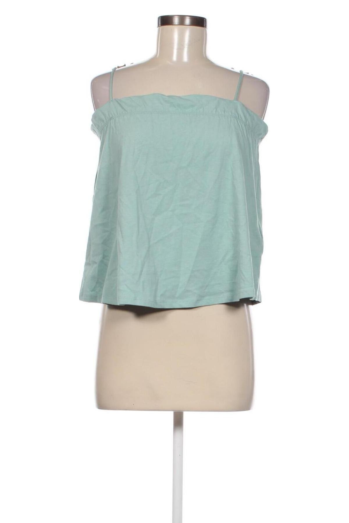 Γυναικείο αμάνικο μπλουζάκι Camaieu, Μέγεθος XS, Χρώμα Πράσινο, Τιμή 4,00 €