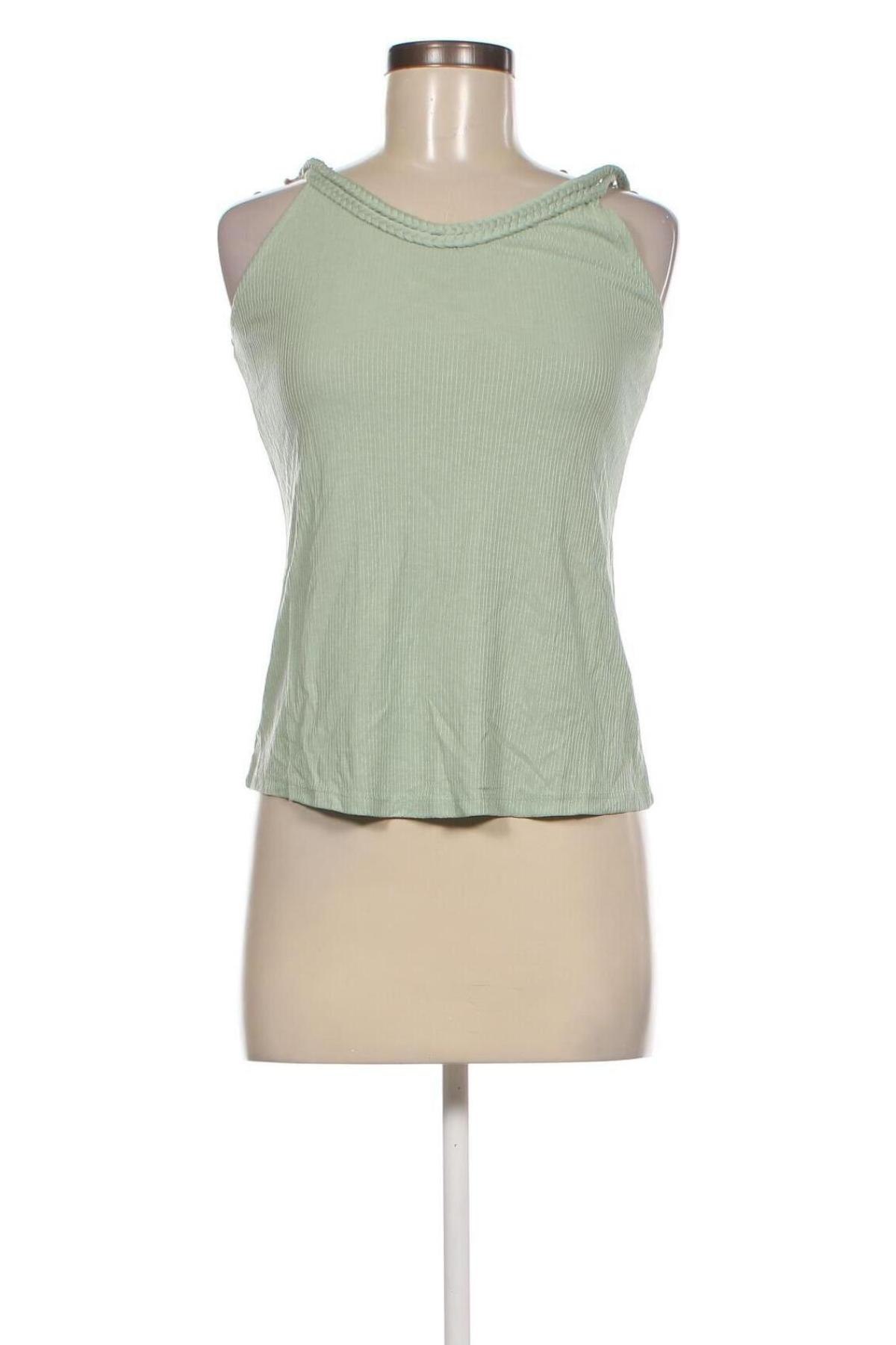 Γυναικείο αμάνικο μπλουζάκι Camaieu, Μέγεθος S, Χρώμα Πράσινο, Τιμή 5,09 €