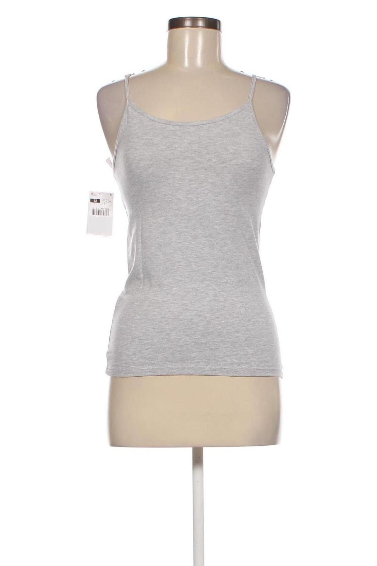 Γυναικείο αμάνικο μπλουζάκι Gemo, Μέγεθος M, Χρώμα Γκρί, Τιμή 14,95 €