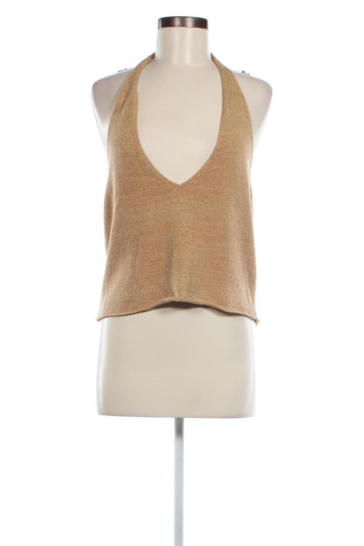 Γυναικείο αμάνικο μπλουζάκι Glamorous, Μέγεθος XL, Χρώμα  Μπέζ, Τιμή 7,62 €