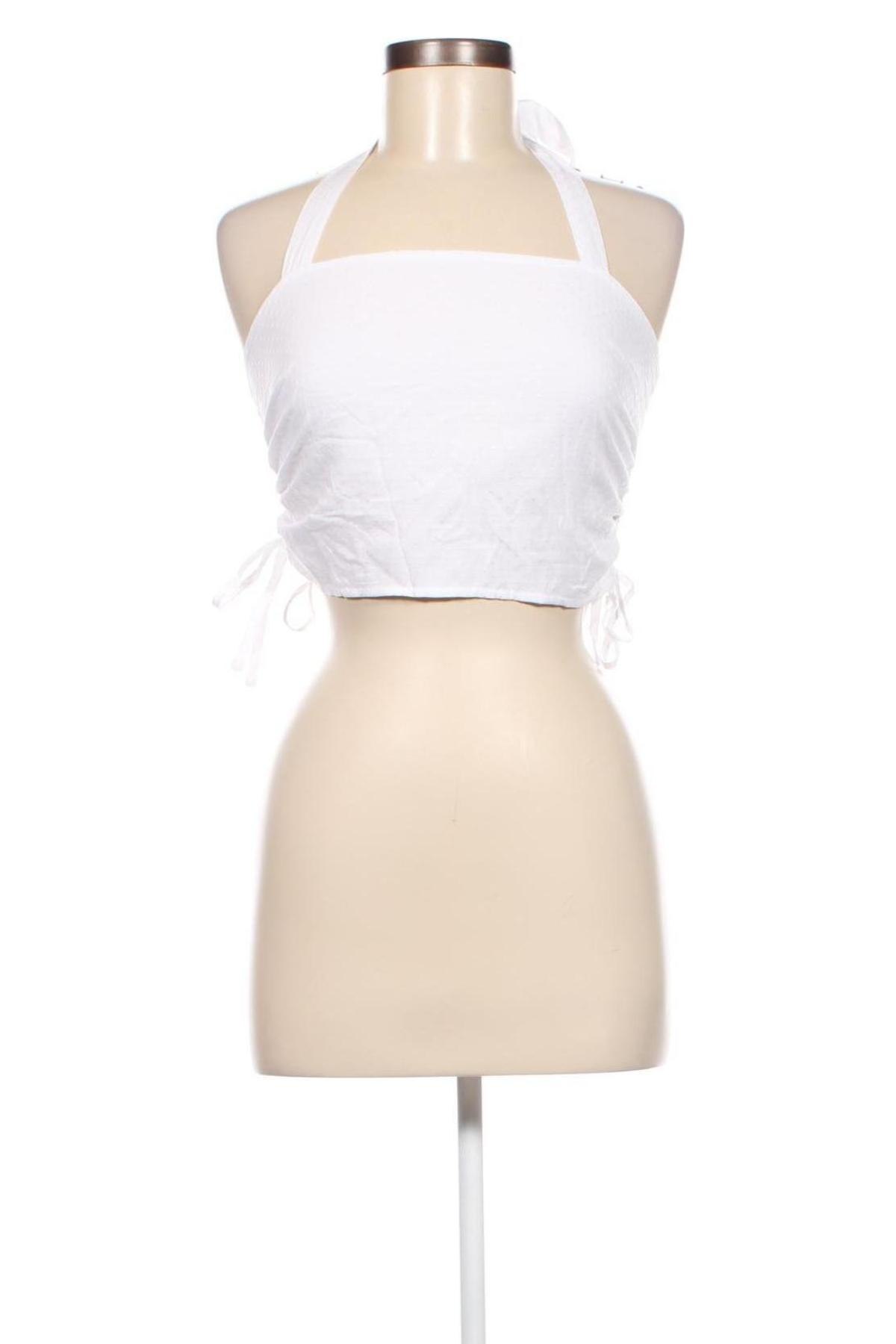 Γυναικείο αμάνικο μπλουζάκι Hollister, Μέγεθος S, Χρώμα Λευκό, Τιμή 7,18 €