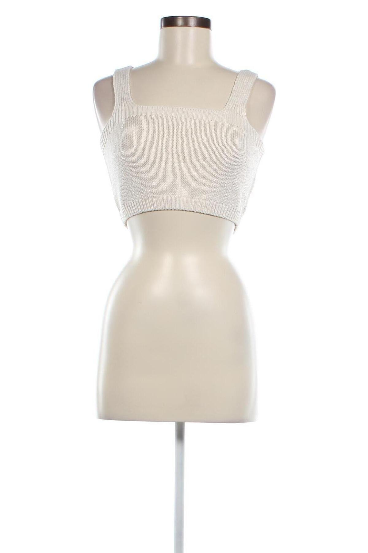 Γυναικείο αμάνικο μπλουζάκι Monki, Μέγεθος M, Χρώμα Λευκό, Τιμή 4,80 €