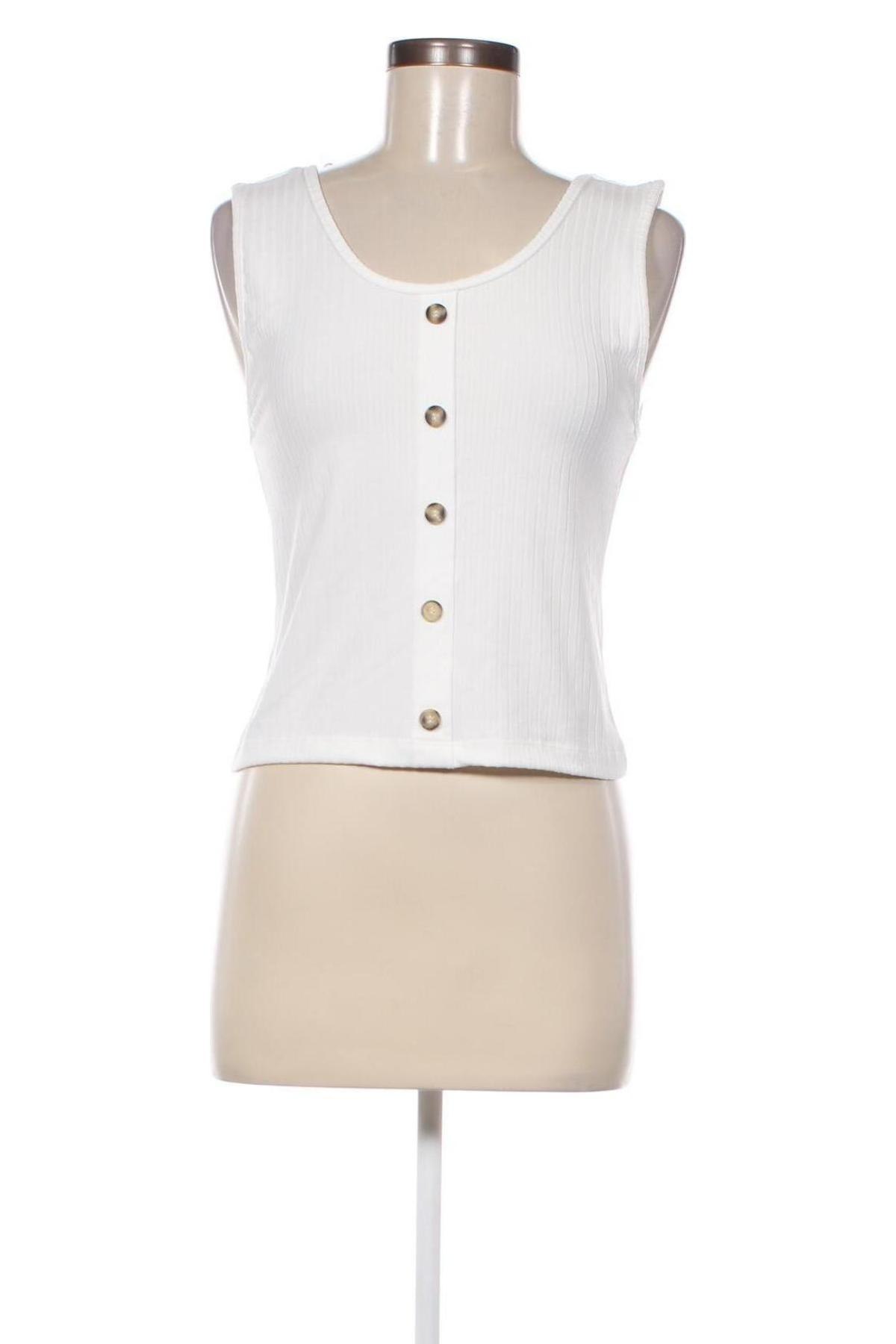 Γυναικείο αμάνικο μπλουζάκι Seventy Seven, Μέγεθος XL, Χρώμα Λευκό, Τιμή 7,25 €