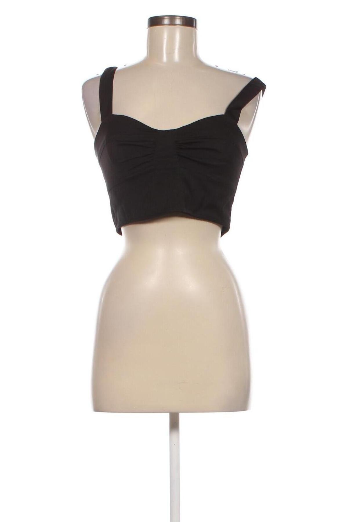 Γυναικείο αμάνικο μπλουζάκι Topshop, Μέγεθος S, Χρώμα Μαύρο, Τιμή 14,95 €