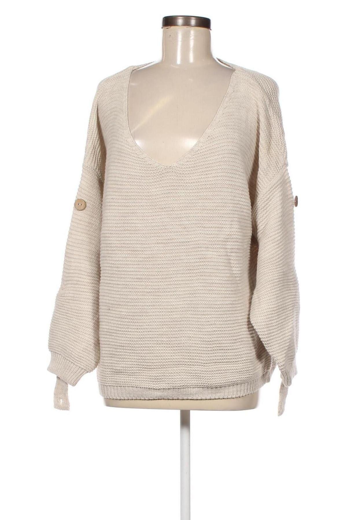 Γυναικείο πουλόβερ, Μέγεθος S, Χρώμα  Μπέζ, Τιμή 6,64 €