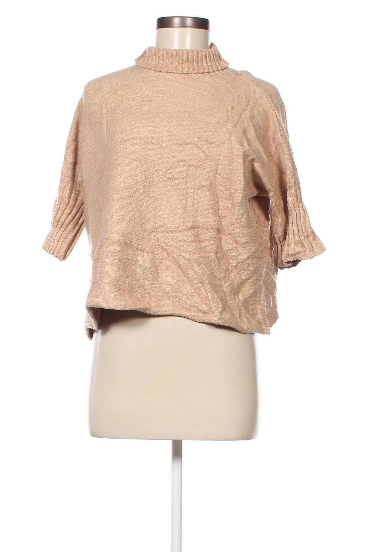 Γυναικείο πουλόβερ, Μέγεθος M, Χρώμα  Μπέζ, Τιμή 2,51 €