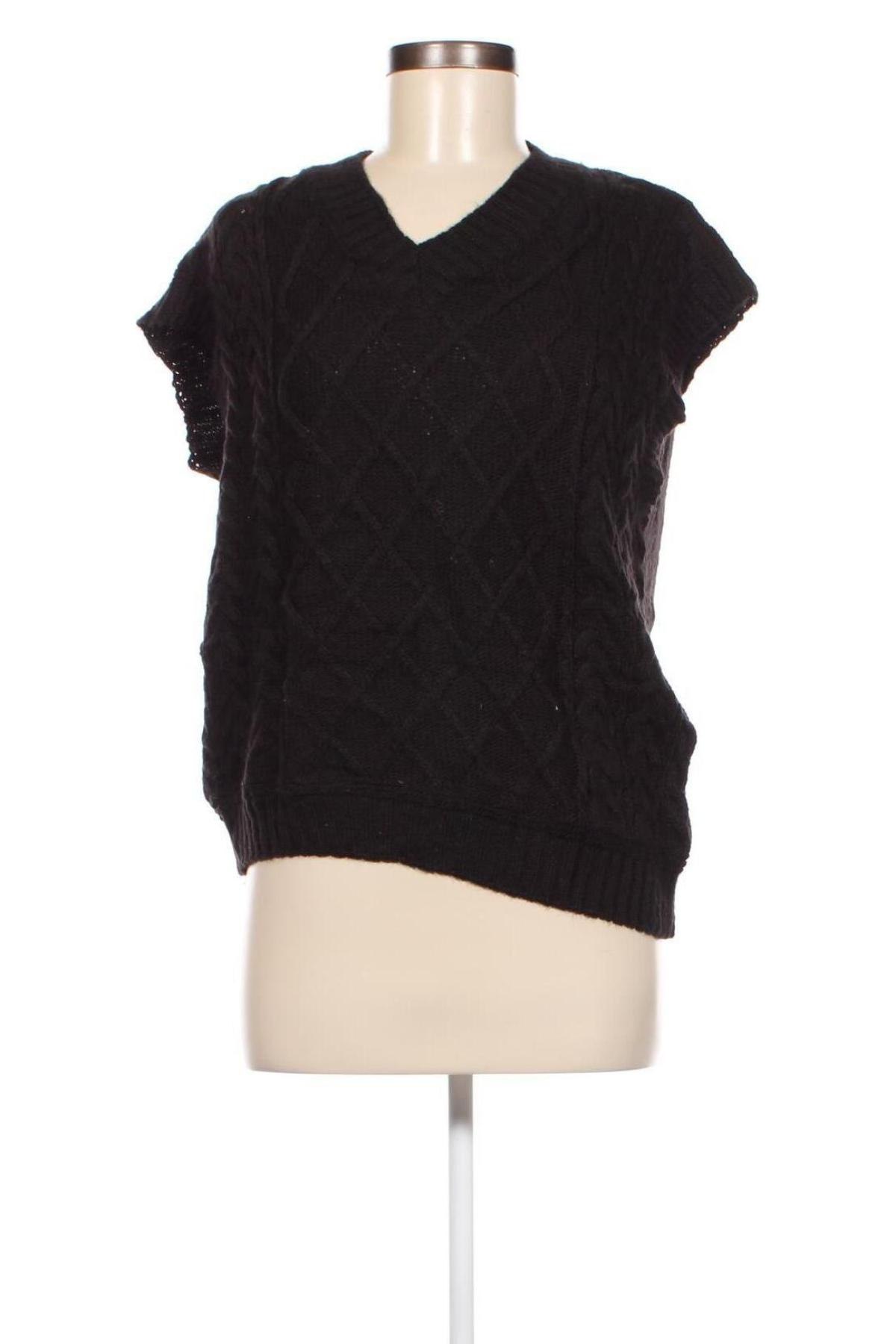 Дамски пуловер, Размер L, Цвят Черен, Цена 3,77 лв.
