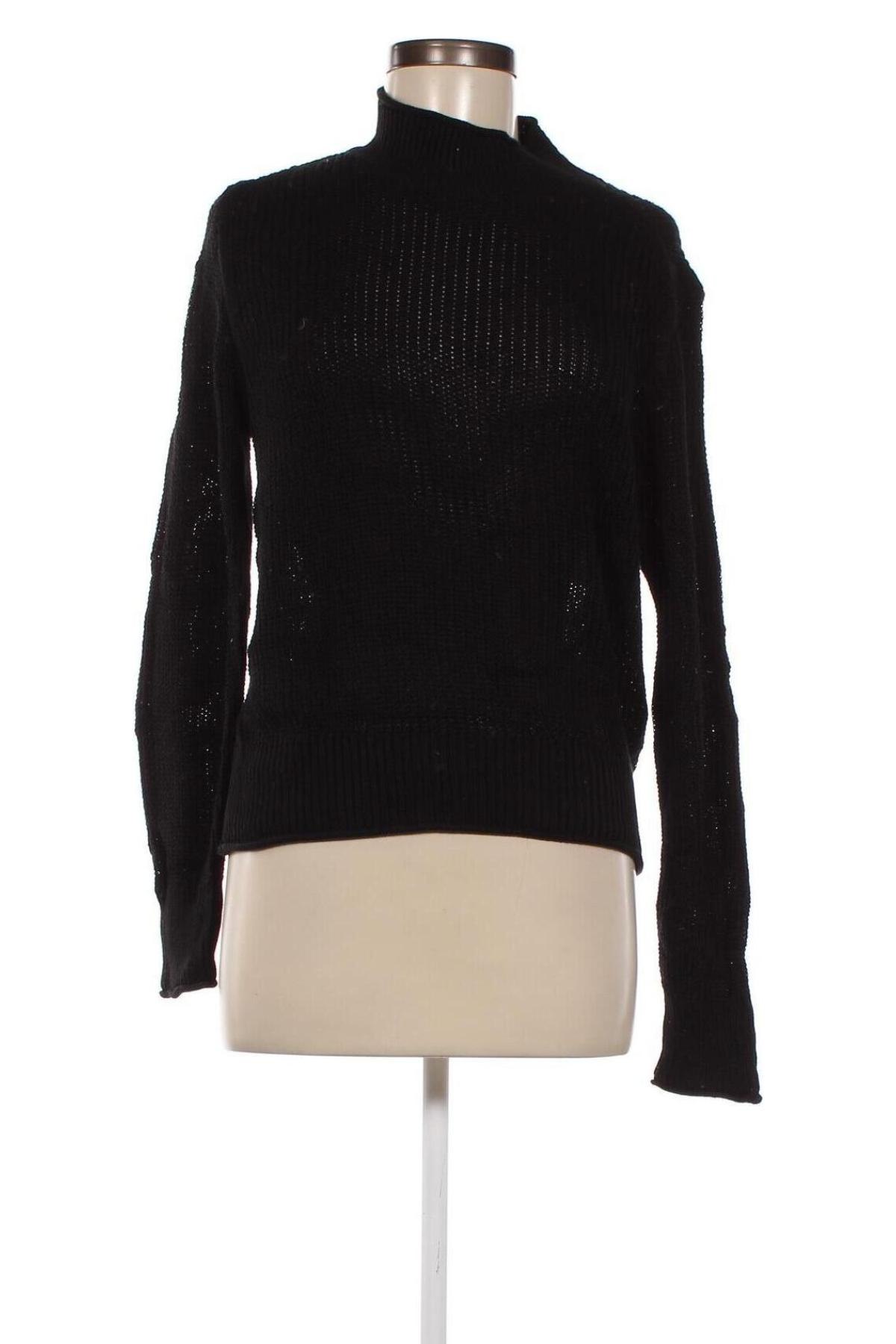 Дамски пуловер Amisu, Размер M, Цвят Черен, Цена 4,35 лв.