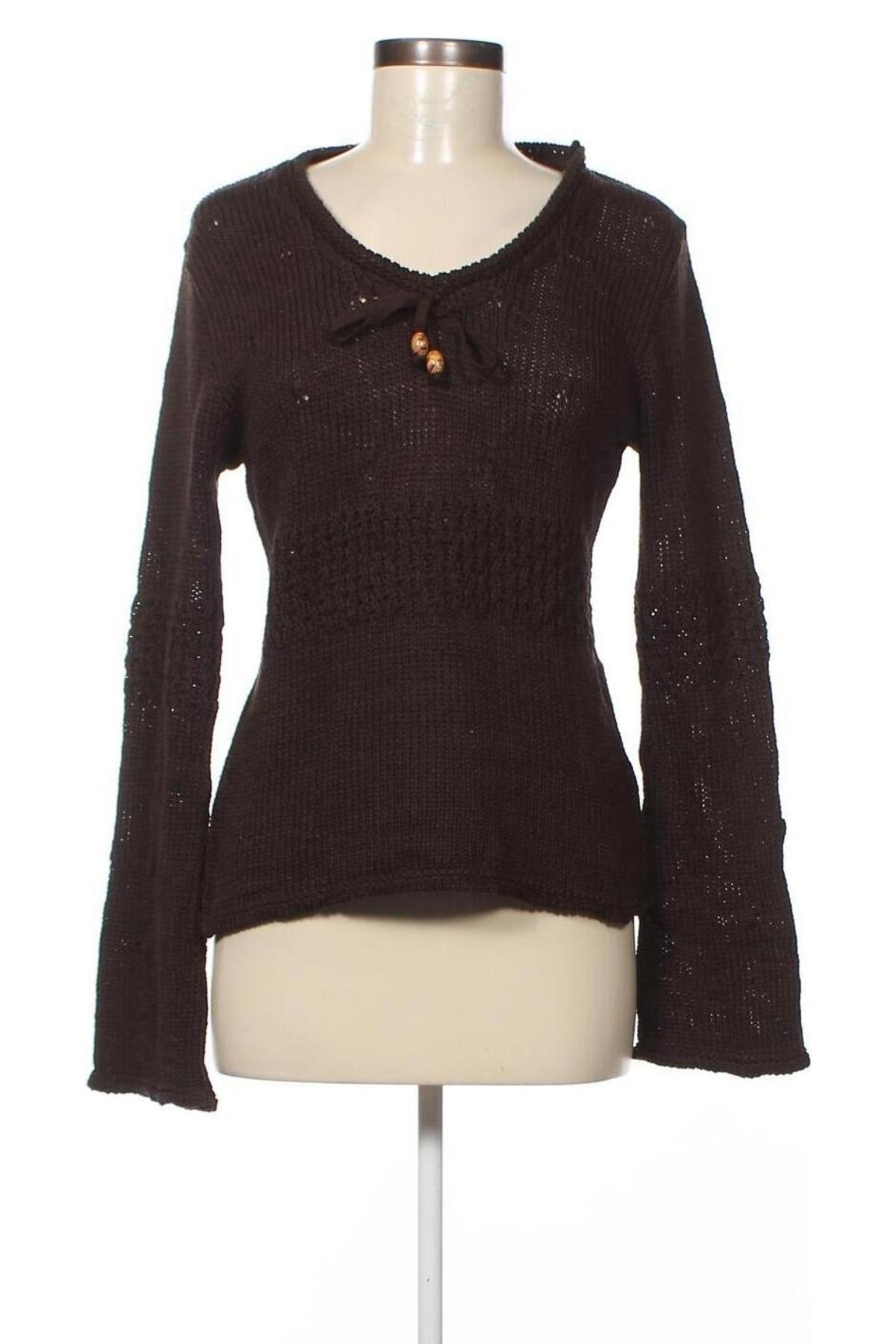 Дамски пуловер Camaieu, Размер L, Цвят Кафяв, Цена 4,64 лв.
