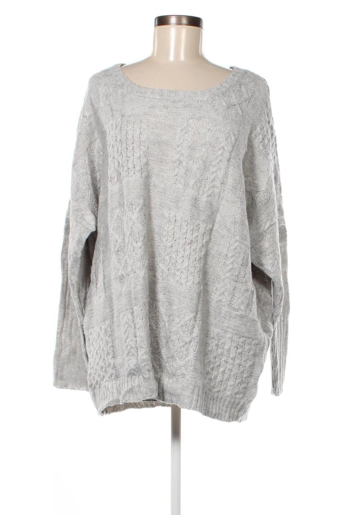 Дамски пуловер Charles Vogele, Размер L, Цвят Сив, Цена 8,70 лв.