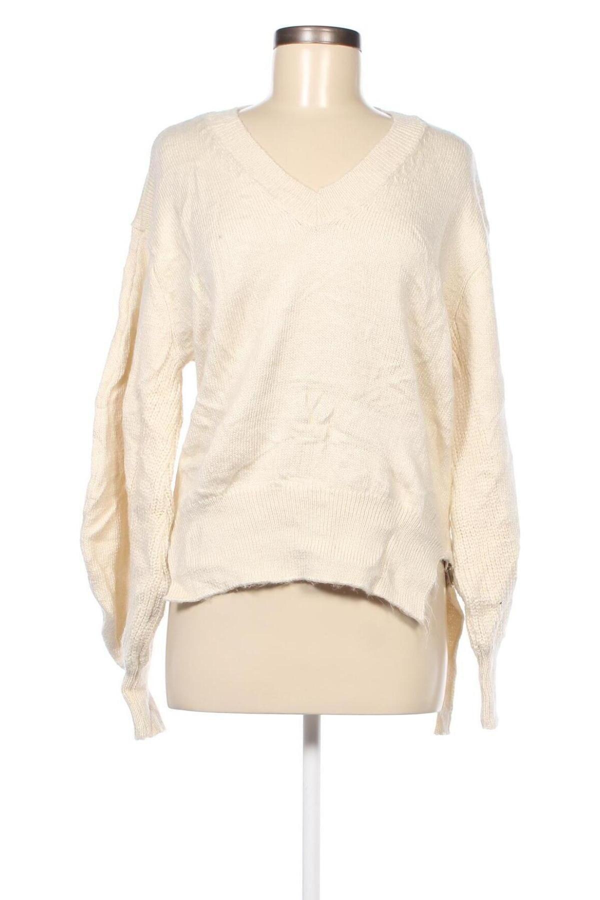 Дамски пуловер Dilvin, Размер M, Цвят Екрю, Цена 4,35 лв.