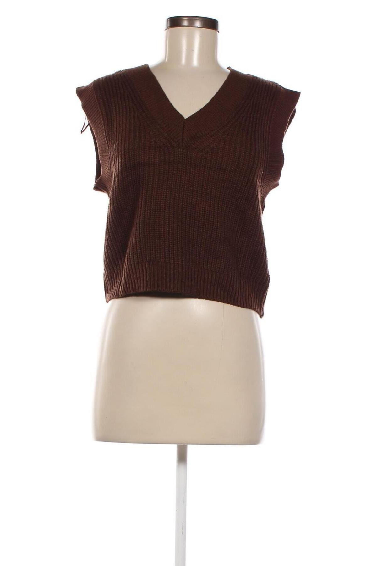 Дамски пуловер H&M Divided, Размер XS, Цвят Кафяв, Цена 5,80 лв.