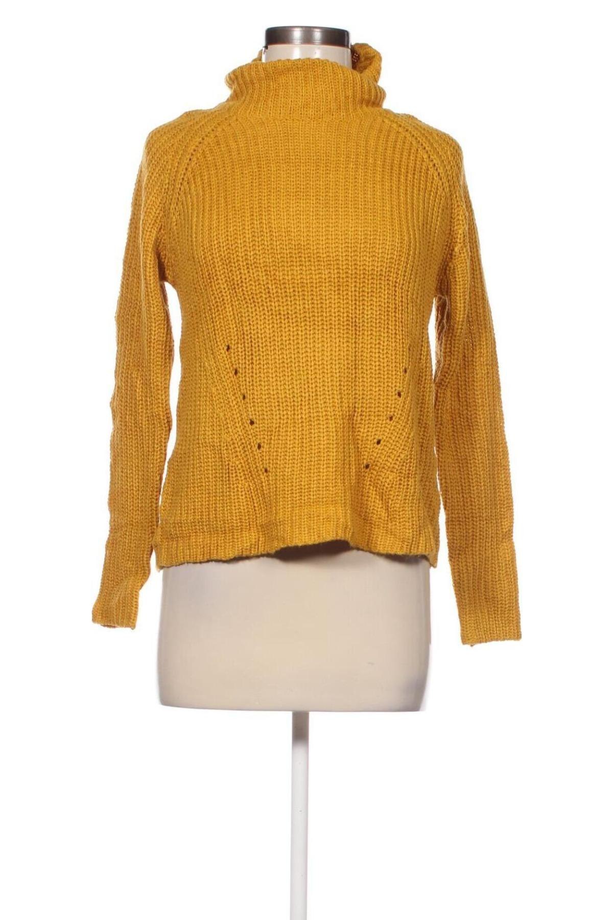 Дамски пуловер Jacqueline De Yong, Размер XS, Цвят Жълт, Цена 4,06 лв.
