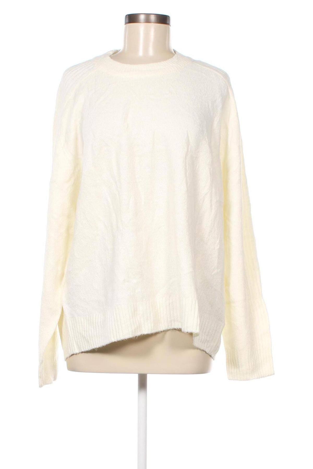 Дамски пуловер MO, Размер XXL, Цвят Бял, Цена 17,60 лв.