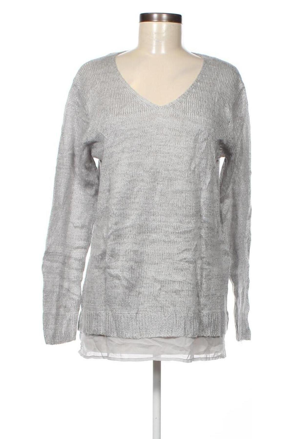 Дамски пуловер Mar Collection, Размер M, Цвят Сив, Цена 8,70 лв.