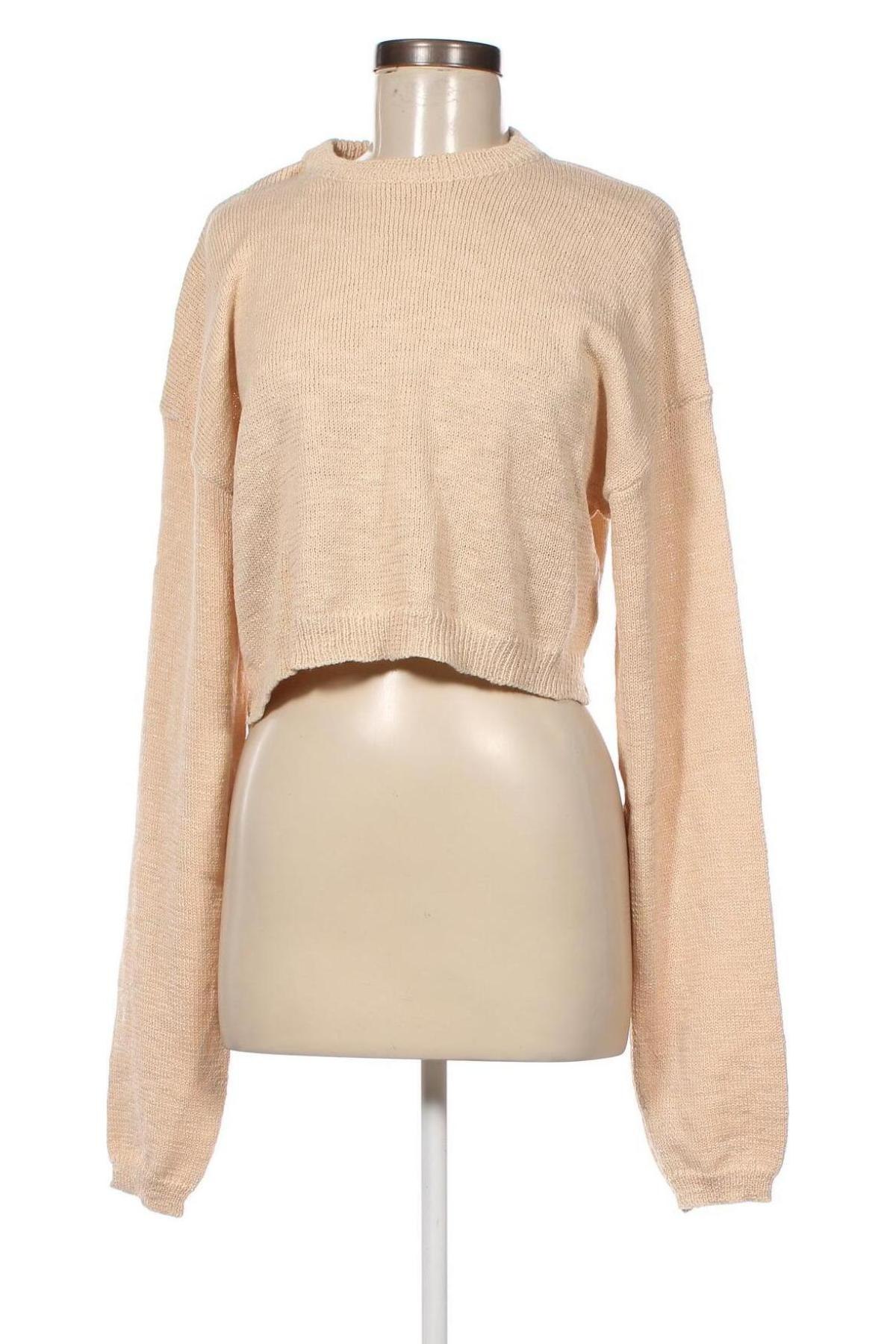 Γυναικείο πουλόβερ Missguided, Μέγεθος XL, Χρώμα  Μπέζ, Τιμή 4,74 €