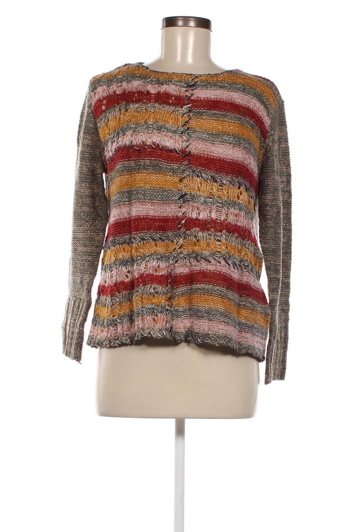 Дамски пуловер Peace + Love, Размер M, Цвят Многоцветен, Цена 4,35 лв.