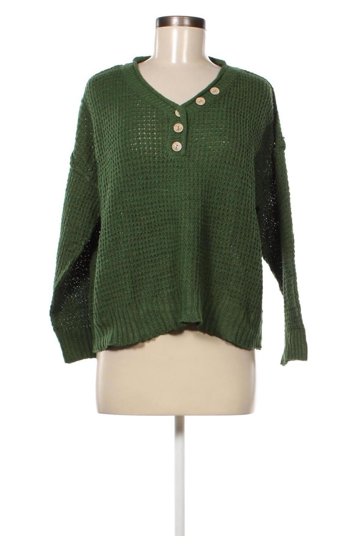 Női pulóver SHEIN, Méret S, Szín Zöld, Ár 1 104 Ft