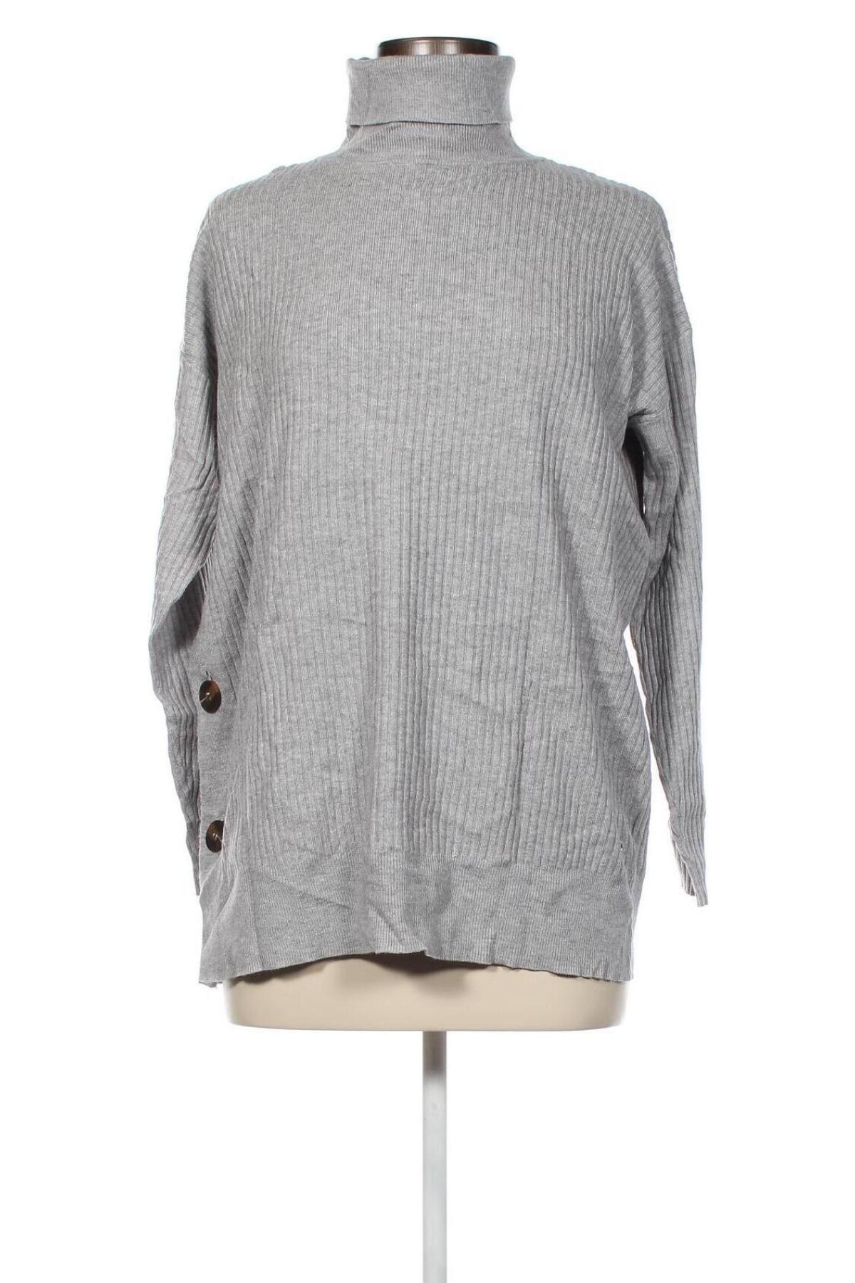 Дамски пуловер Sense, Размер M, Цвят Сив, Цена 8,70 лв.