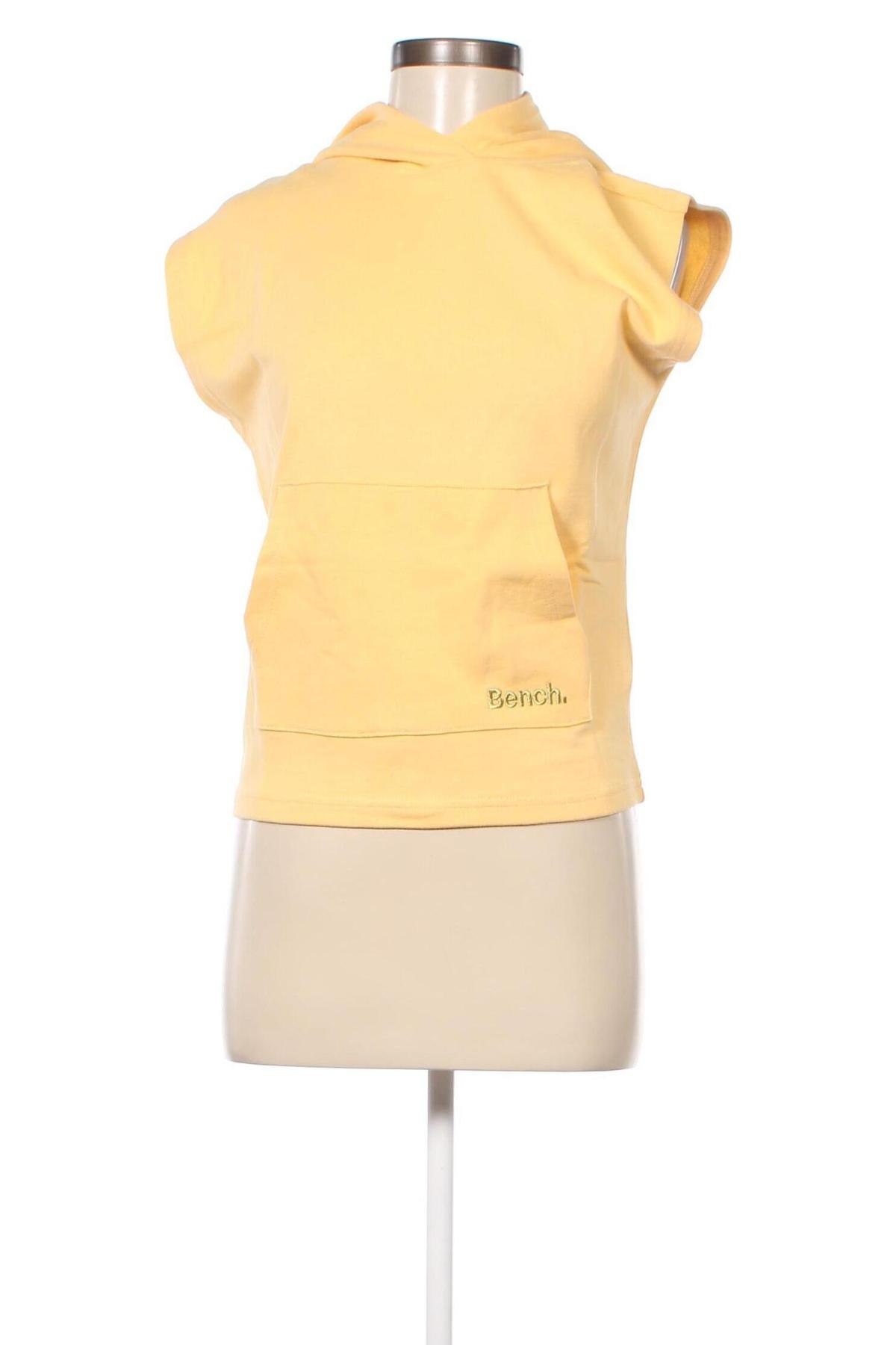 Γυναικείο φούτερ Bench, Μέγεθος XXS, Χρώμα Κίτρινο, Τιμή 6,28 €