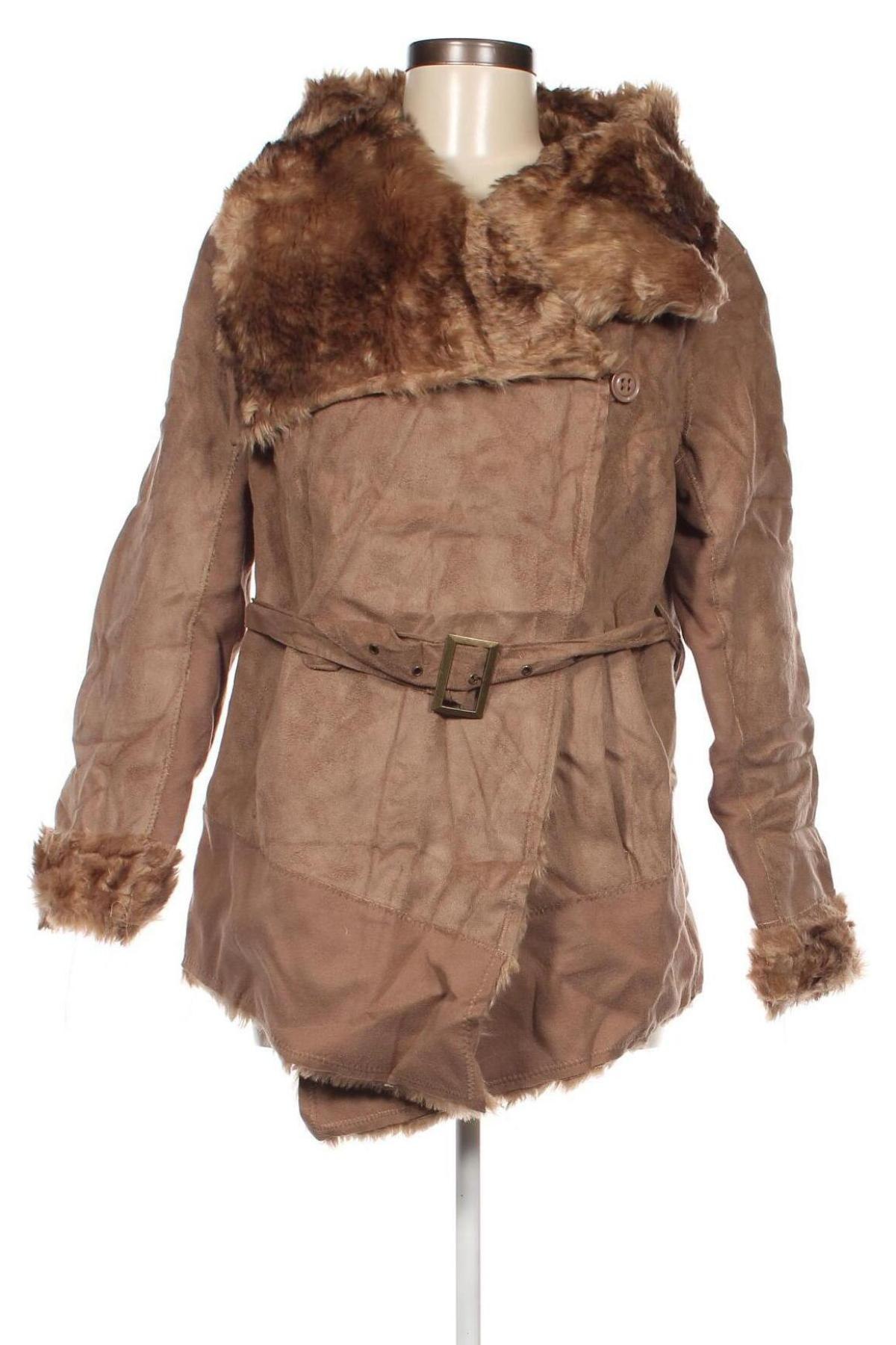 Dámsky kabát , Veľkosť M, Farba Béžová, Cena  4,25 €