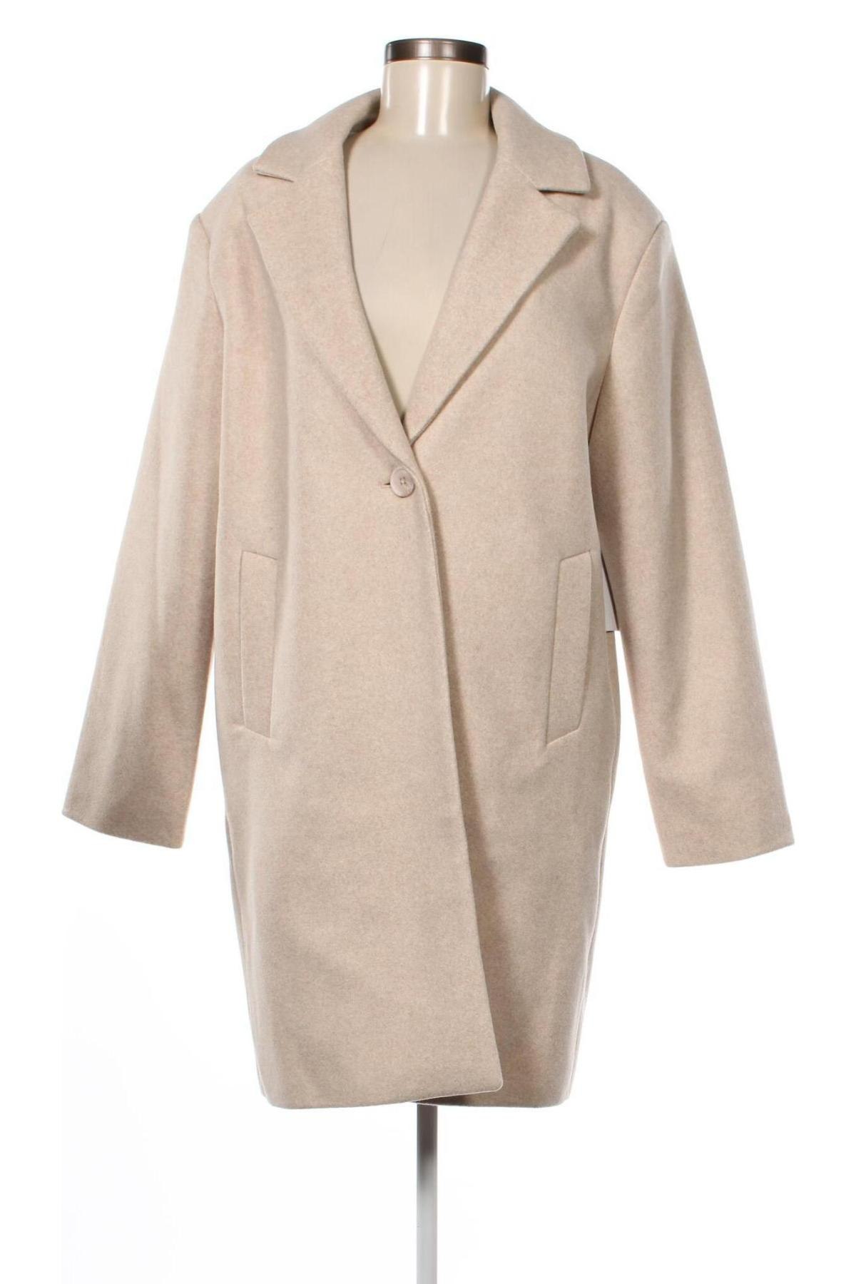 Γυναικείο παλτό NA-KD, Μέγεθος S, Χρώμα  Μπέζ, Τιμή 43,12 €