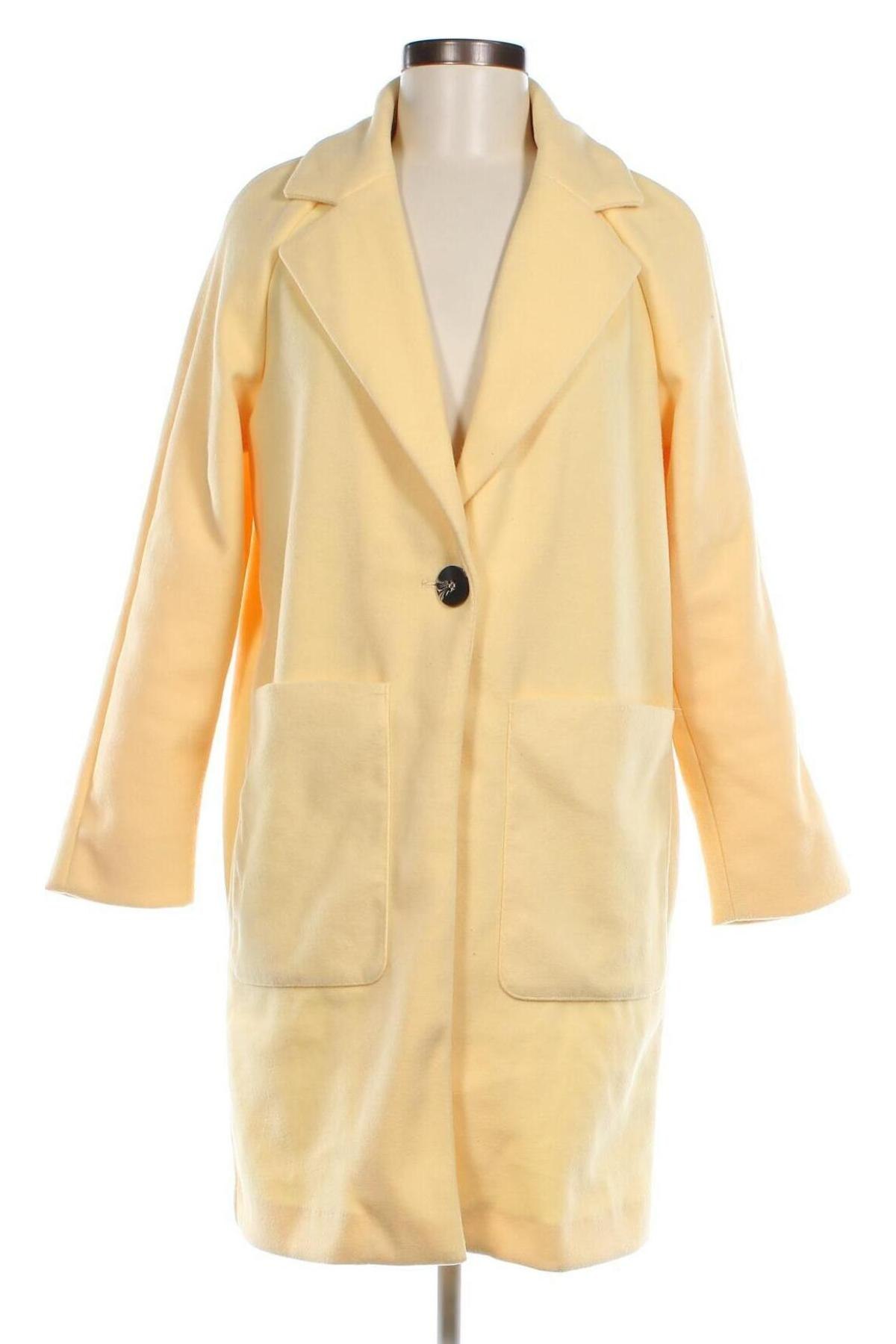 Дамско палто ONLY, Размер S, Цвят Жълт, Цена 38,15 лв.